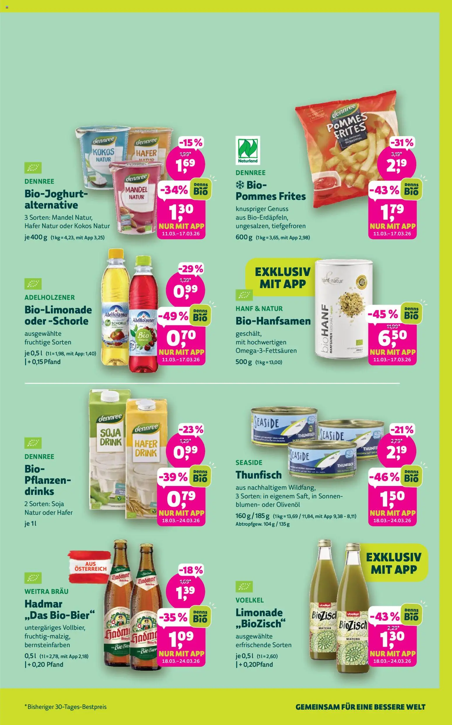 Denns BioMarkt Angebote gültig ab 11.03.2026 | Seite: 3 | Produkte: Bier