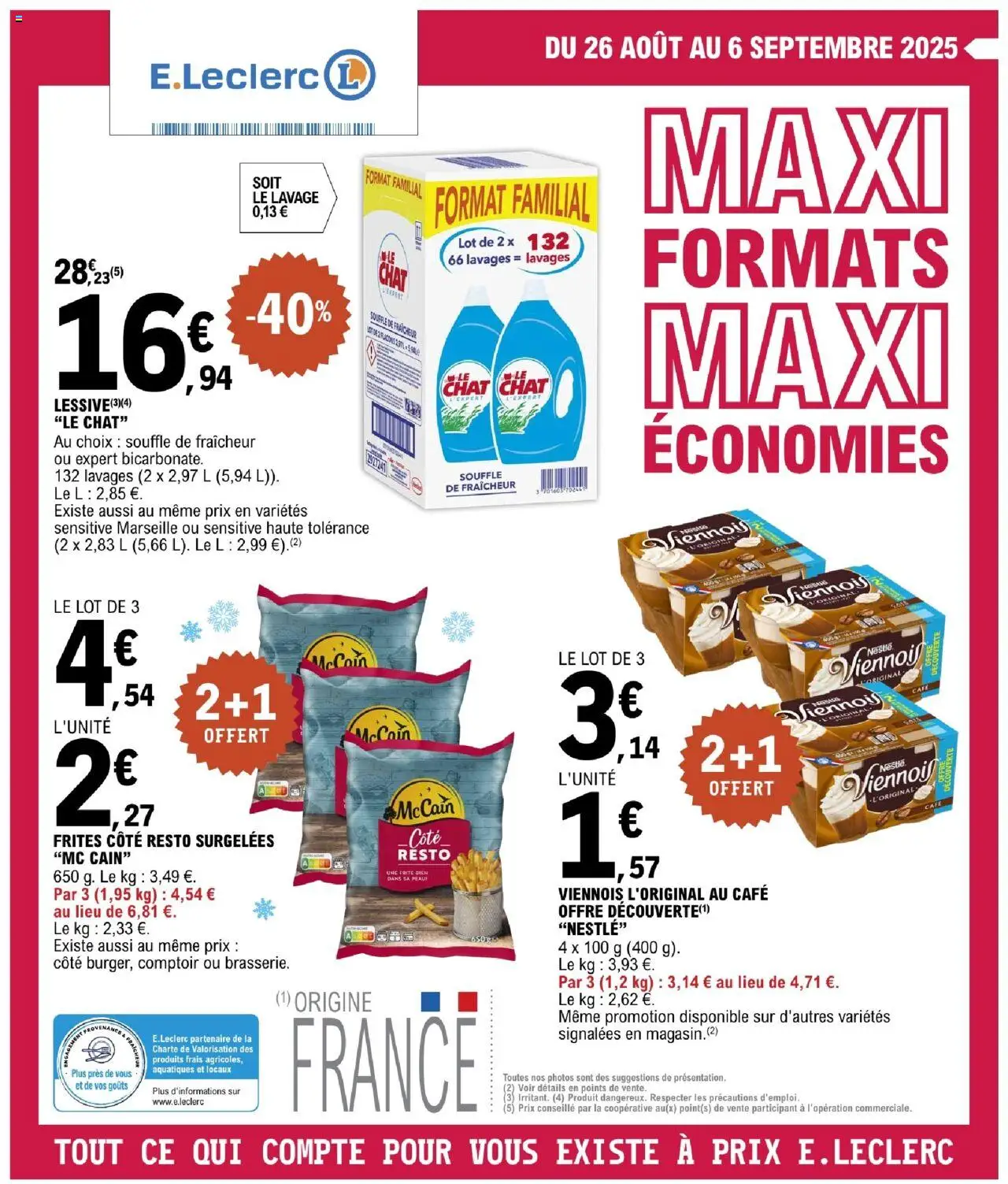  | Page: 1 | Produits: Frites, Détergent, Café