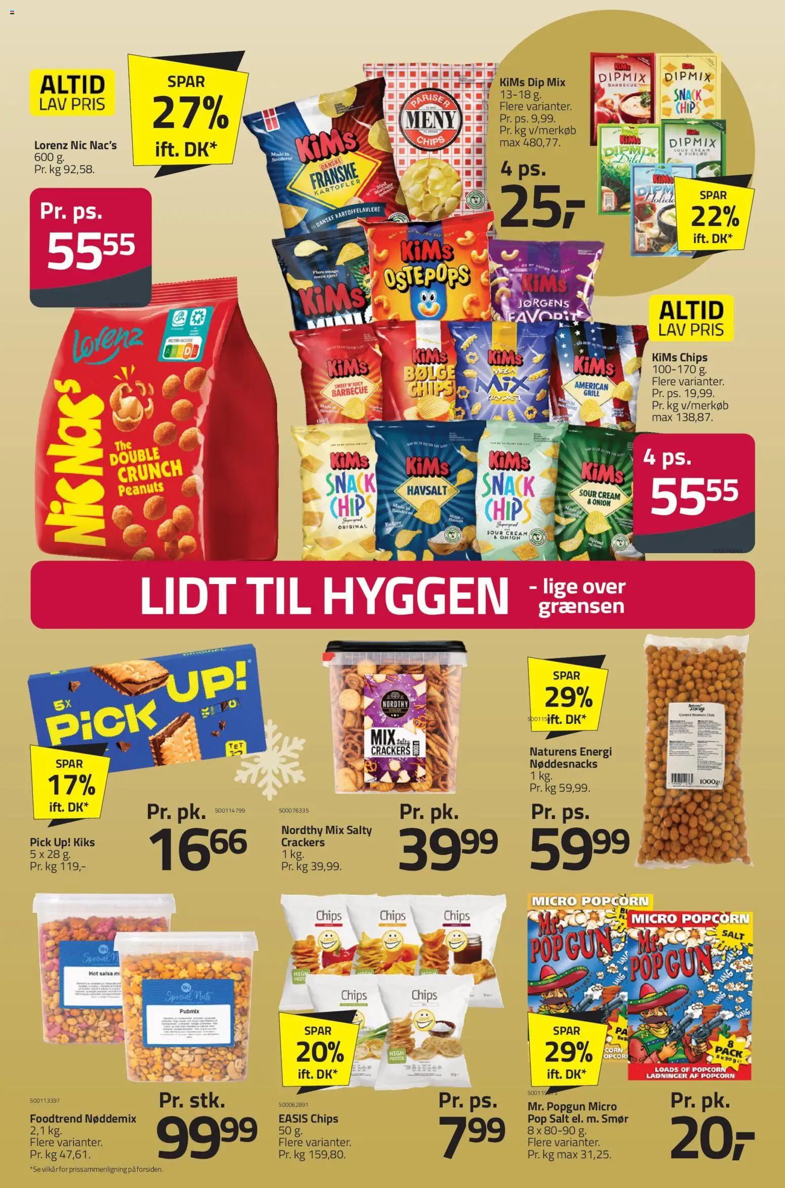 Fleggaard tilbudsavis – gyldig fra 26.11.2025 | Side: 39 | Produkter: Peanuts, Kartofler, Salsa, Grill