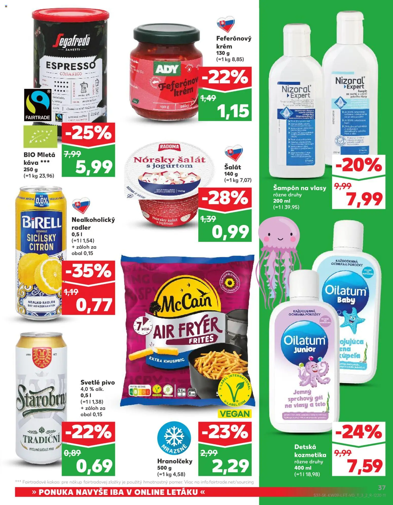 Nové Kaufland akcie – leták je platný od 26.02.2026 | Strana: 37 | Produkty: Káva, Šampón, Sprchový gél, Kakao