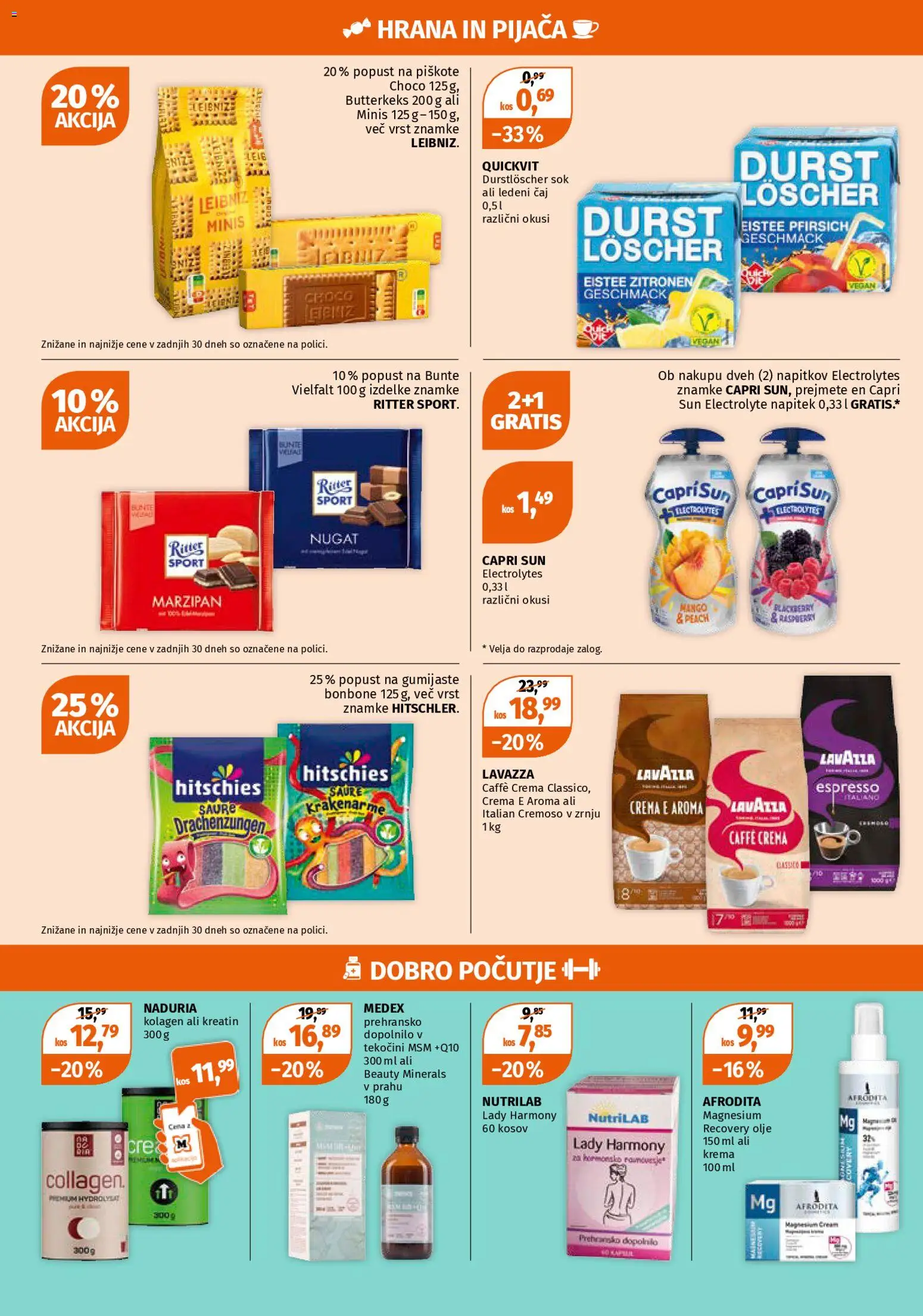 Novi Müller katalog ponudbe – veljaven od 02.03.2026 | Stran: 10 | Izdelki: Kos, Olje, Sok, Mango