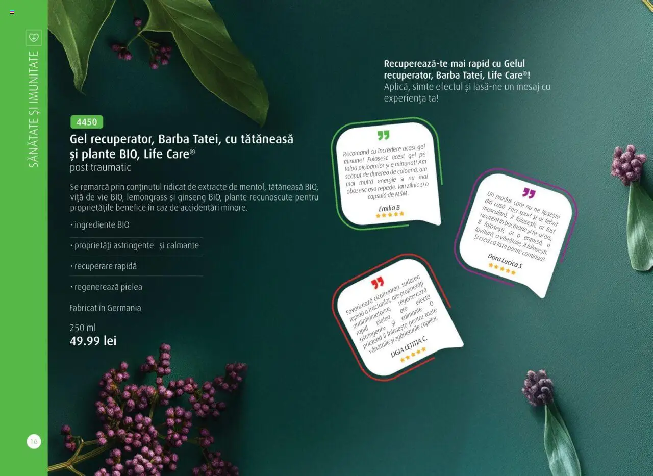 Noul catalog Life Care – valabil de la 01.04.2025 | Pagină: 18 | Produse: Şerit ödül, Bucătărie
