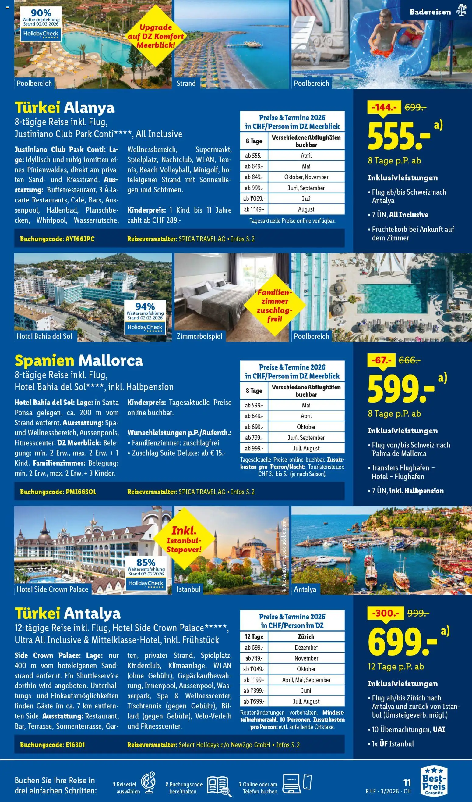 Lidl Aktionen Reisen März – gültig ab 28.02.2026 | Seite: 11 | Produkte: Telefon