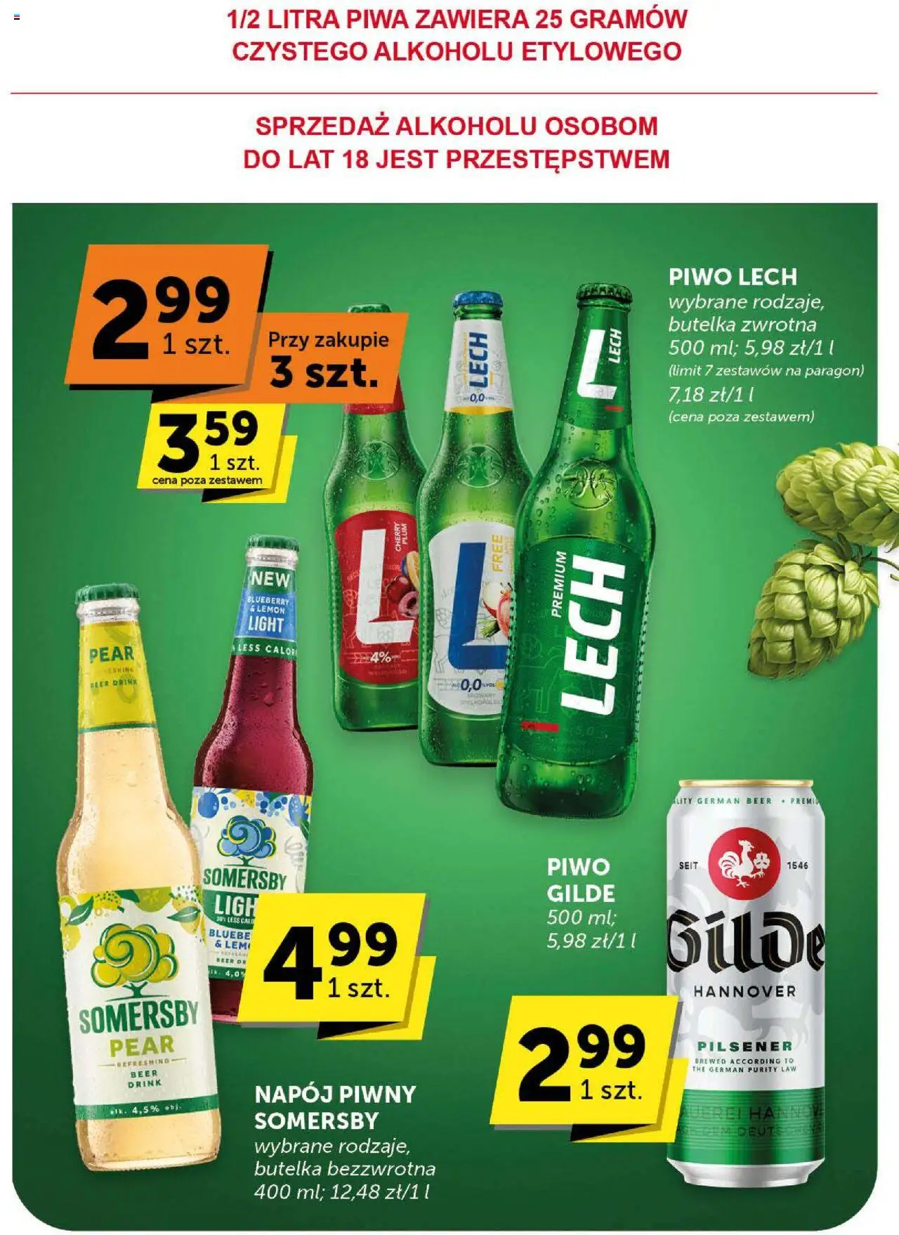Euro Sklep Gazetka od 04.09.2025 | Strona: 44 | Produkty: Piwo, Somersby