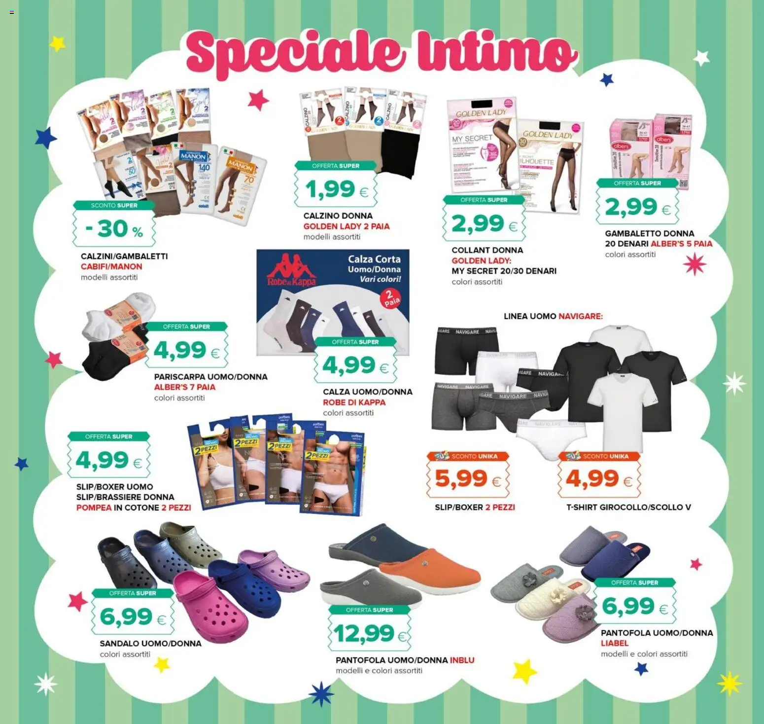 Volantino Oasi del 26.02.2026 | Pagina: 23 | Prodotti: Intimo, Collant