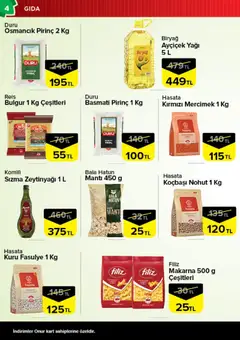 10.02.2026 tarihinden itibaren geçerli olan Onur Market kataloğu önizlemesi | Sayfa: 4