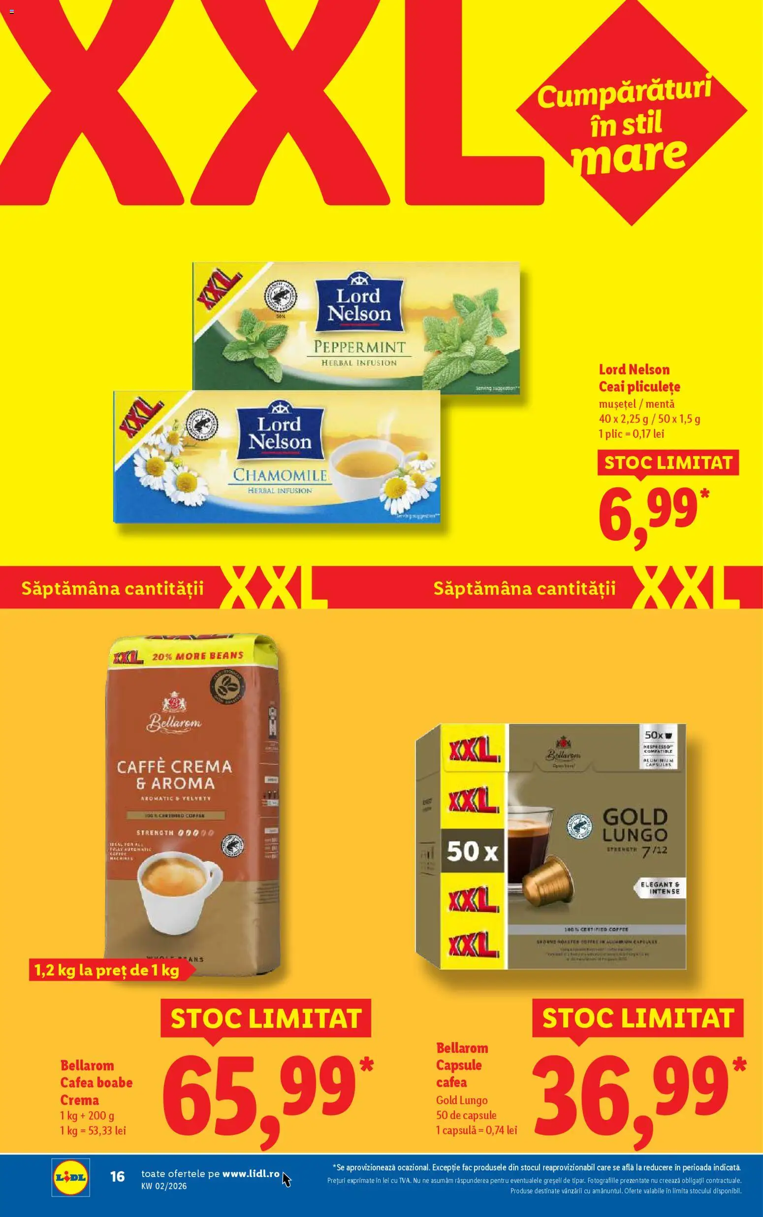 Noul catalog Lidl – valabil de la 05.01.2026 | Pagină: 16 | Produse: Cremă, Cafea, Ceai