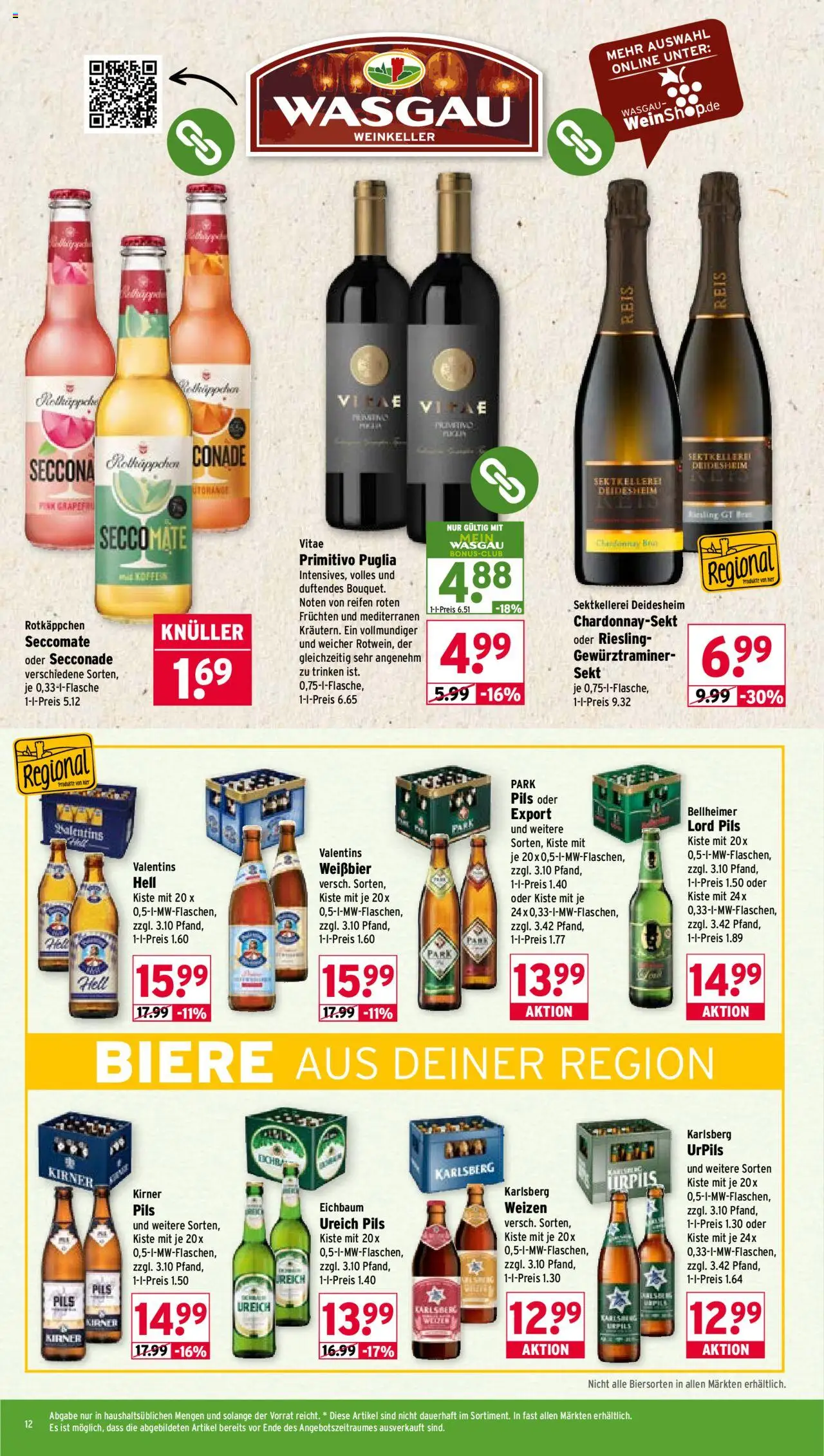 Wasgau Prospekt 	 – gültig ab 20.10.2025 | Seite: 12