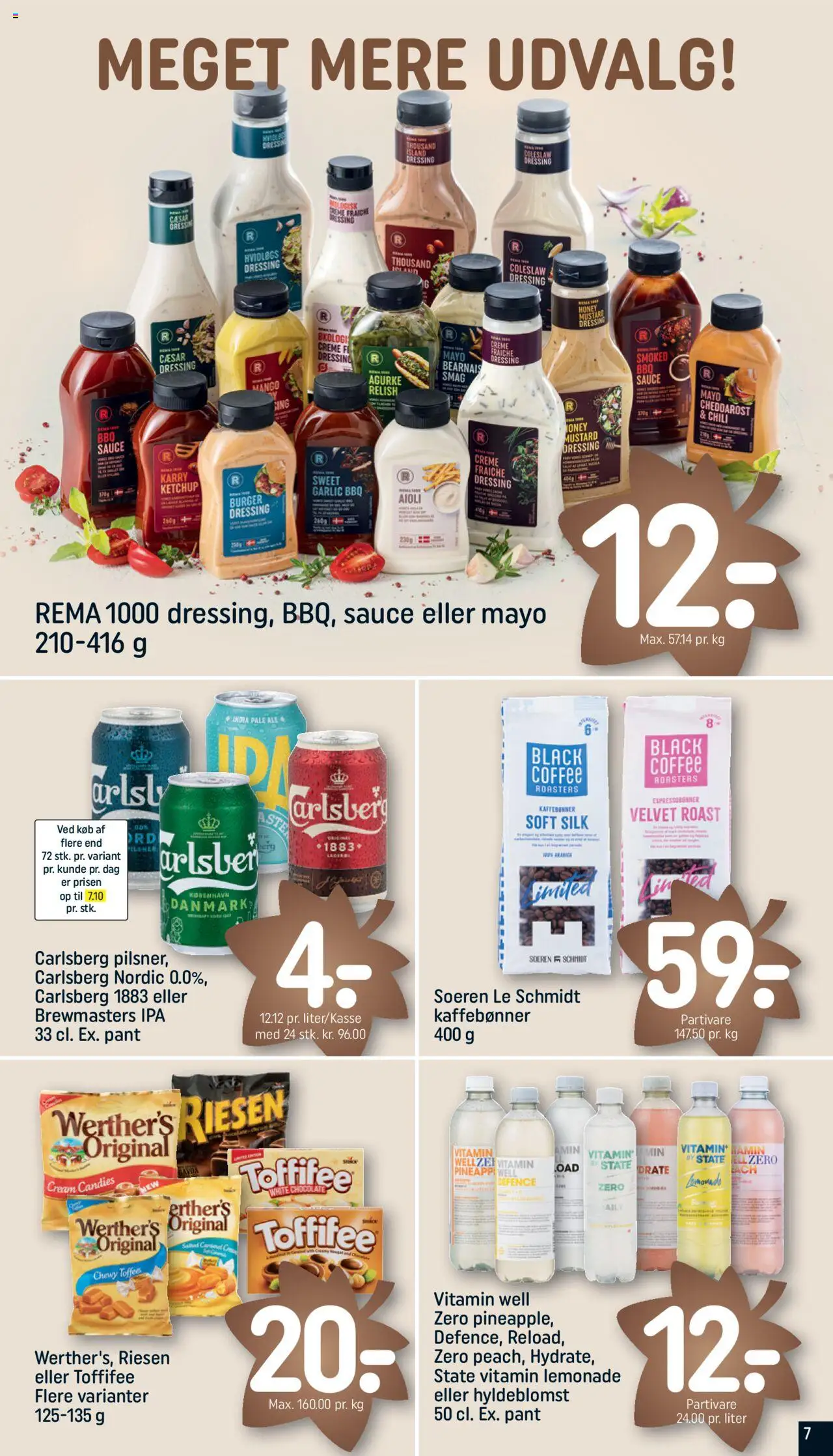 Rema 1000 tilbudsavis – gyldig fra 12.10.2025 | Side: 7 | Produkter: Mango, Creme, Ketchup, Dressing