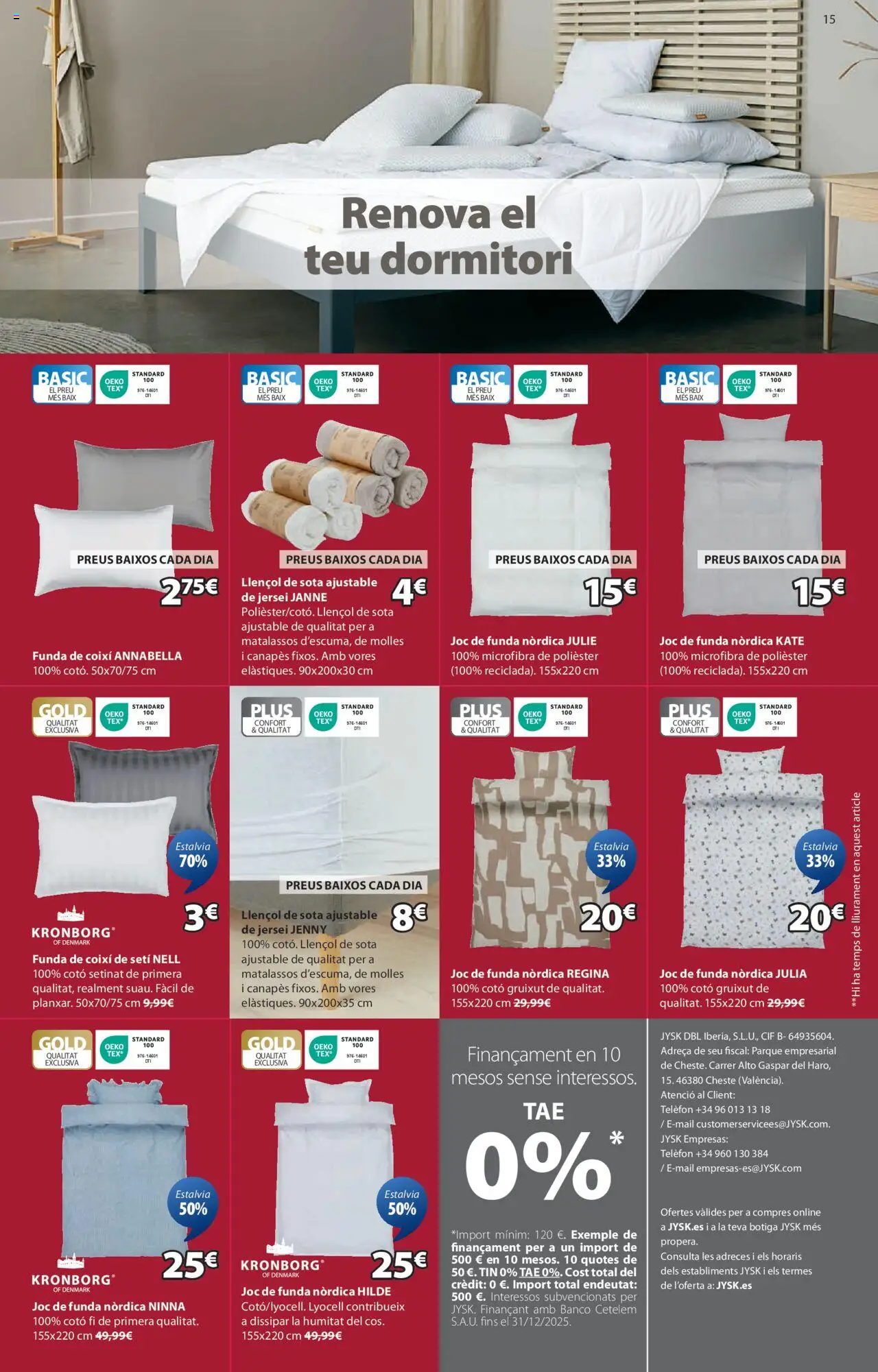 JYSK - Grans ofertes │ válido desde el 31.07.2025 | Página: 16 | Productos: Funda