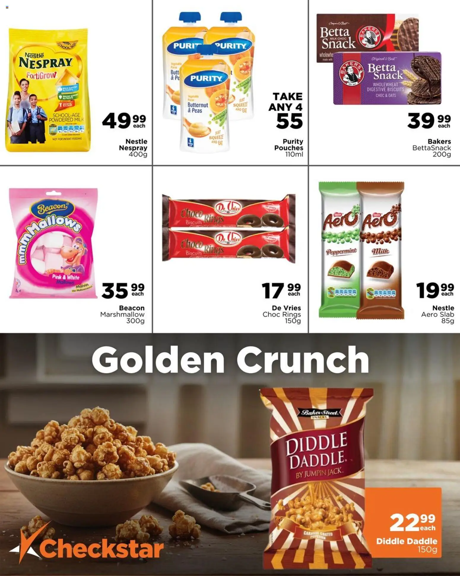 New Check Star catalogue – valid from 24.03.2026 | Page: 3 | Products: Milk, Oats, Biscuits, Snacks