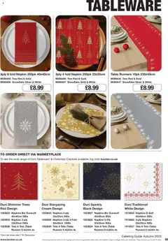 Preview of Booker Wholesale - Autumn News valid from 07.10.2025 | Page: 65 | Products: Table, Cream, Crackers