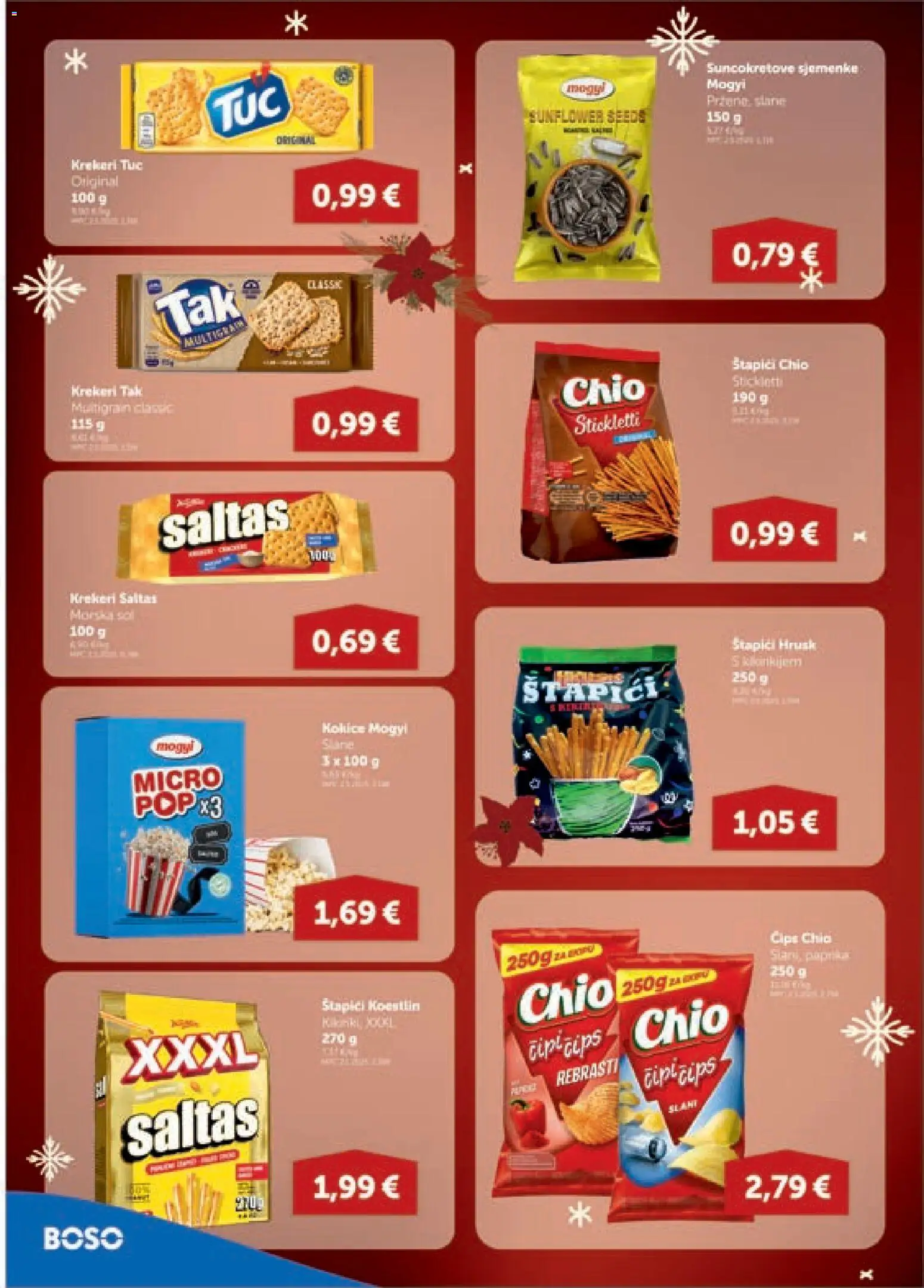 Boso katalog | vrijedi od 18.12.2025 | Stranica: 10 | Proizvodi: Paprika, Sol, Krekeri, Štapići