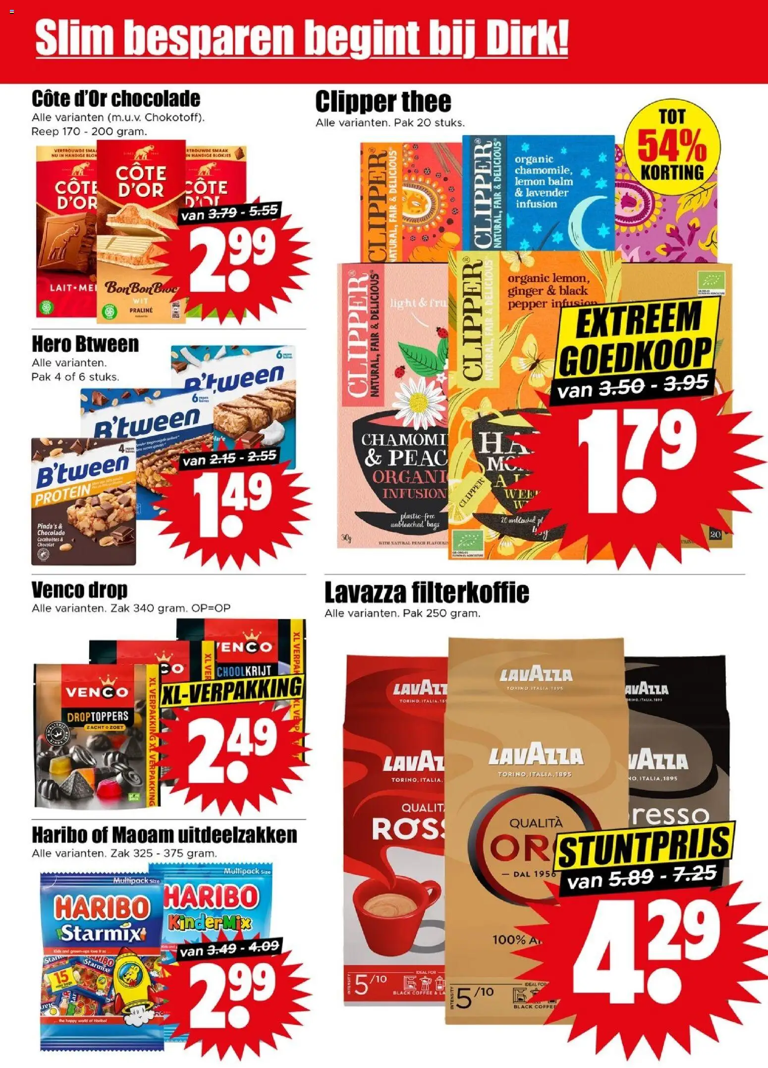 {H1} | Pagina: 22 | Producten: Chocolade, Lavazza, Zak, La