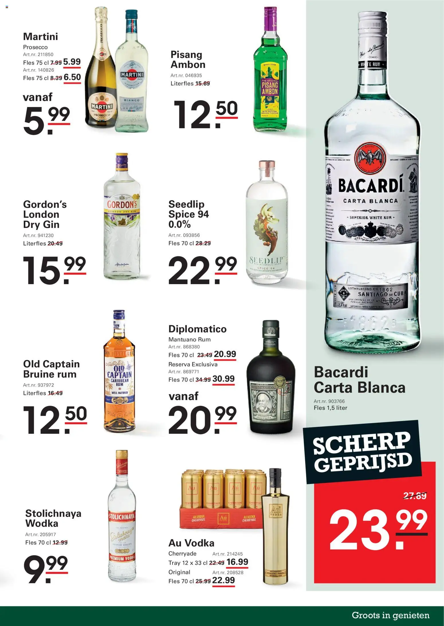 {H1} | Pagina: 11 | Producten: Gin, Fles, Wodka, La