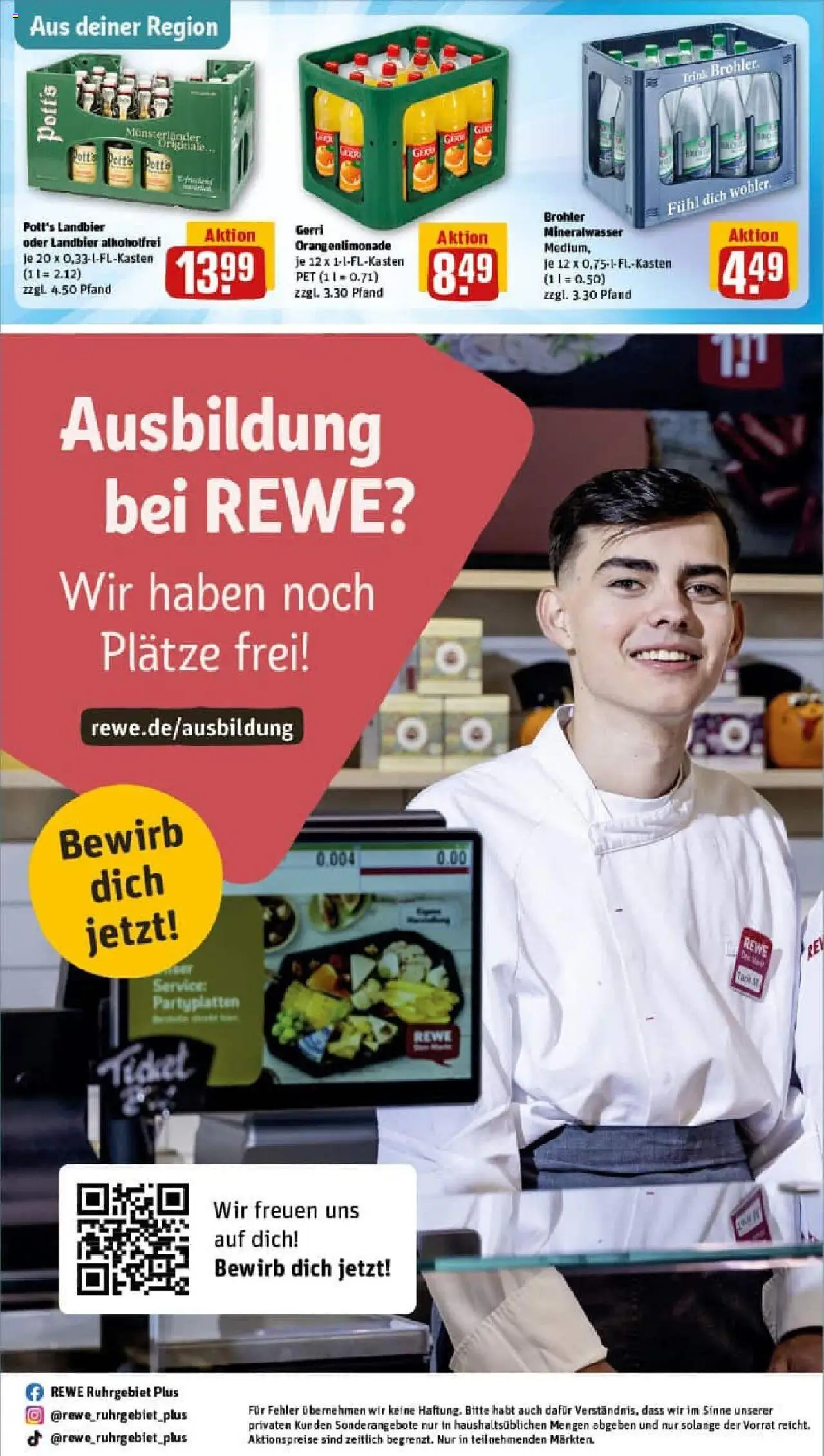 Rewe prospekt Hagen	 - gültig ab dem 06.07.2025 | Seite: 34 | Produkte: Mineralwasser