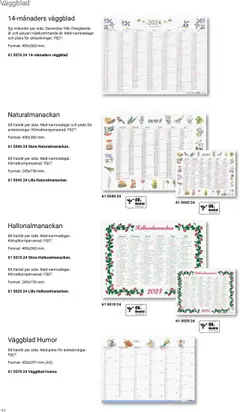 Kalendrar 2024 - Förhandsvisning av reklamblad från butik Office Depot aktuell från 25.07.2023 | Sida: 44 | Produkter: Hylla på hjul