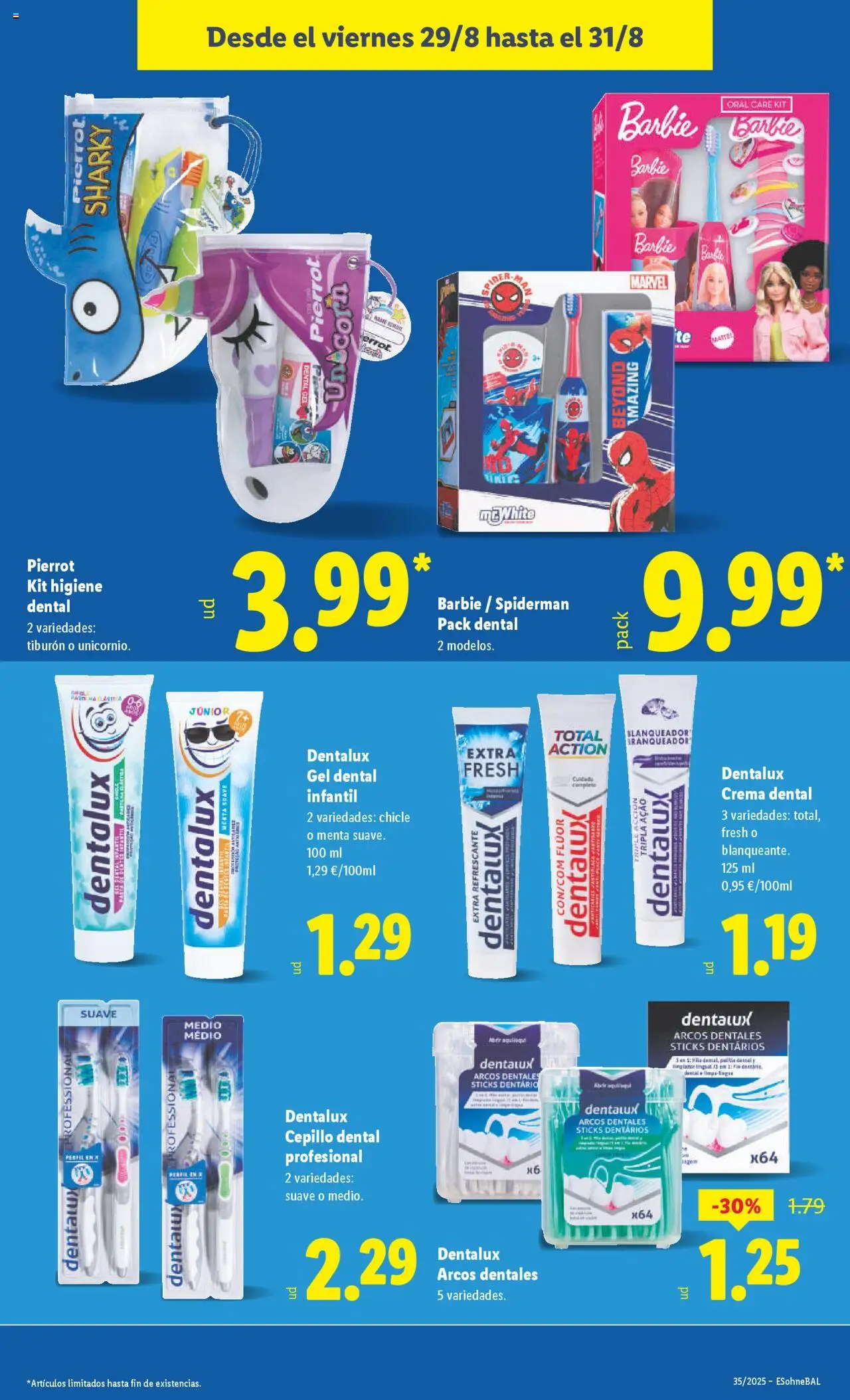 Lidl catálogo BCN │ válido desde el 25.08.2025 | Página: 19 | Productos: Cepillo, Crema