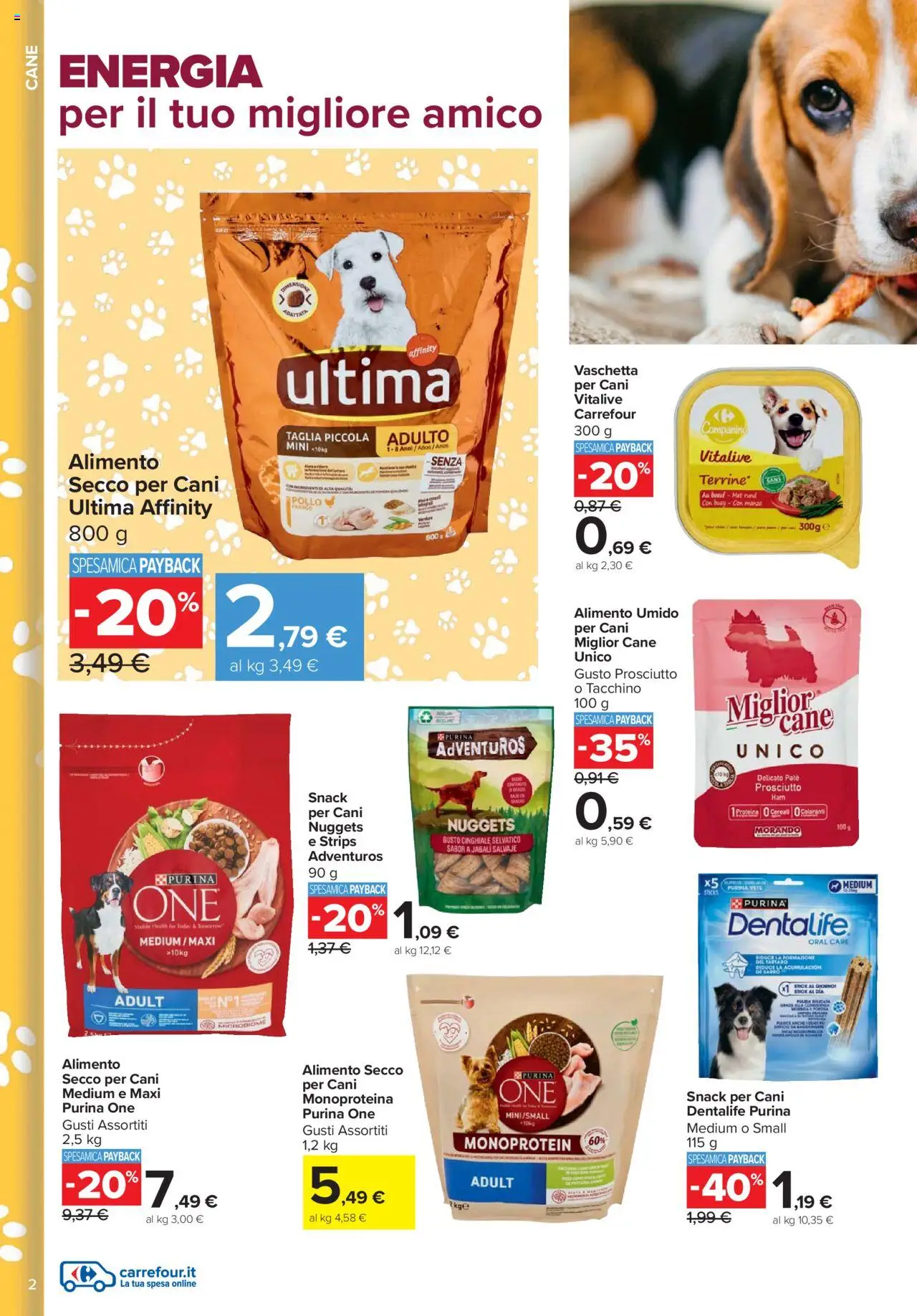 Volantino Carrefour del 08.10.2025 | Pagina: 2 | Prodotti: Paté, Pollo, Cereali, Prosciutto
