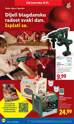 Katalog Lidl - Pregled kataloga iz trgovine Lidl, vrijedi od 10.11.2025 | Stranica: 66 | Proizvodi: Brusilica, Radni stol, Alat, Baterije