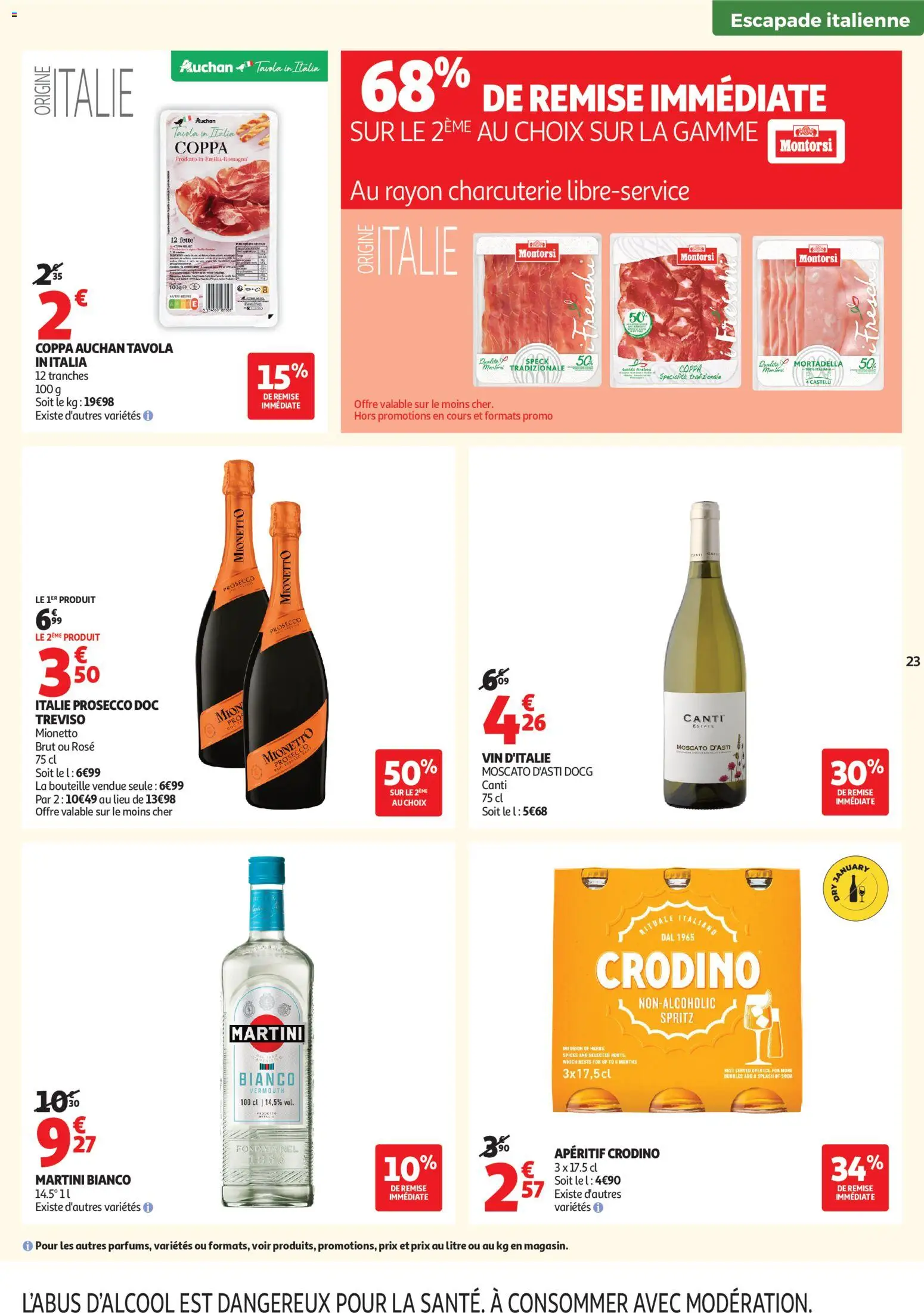 {H1} | Page: 23 | Produits: Italie prosecco, Prosecco, Vermouth, Vin