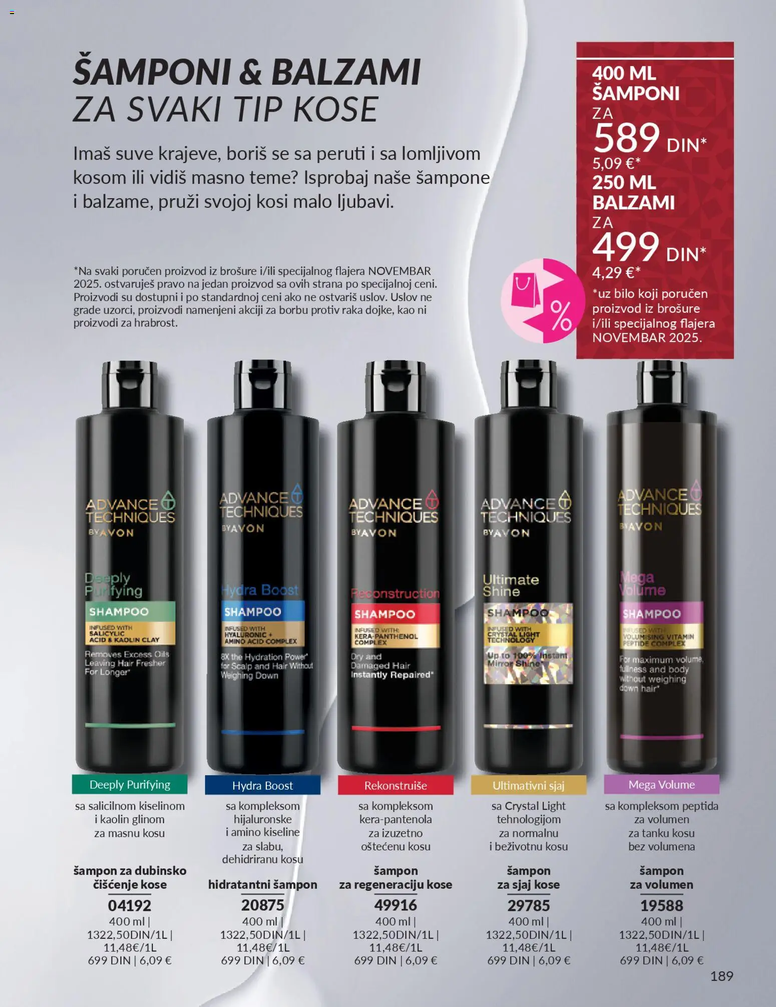 AVON katalog - važi od 01.11.2025 | Strana: 189