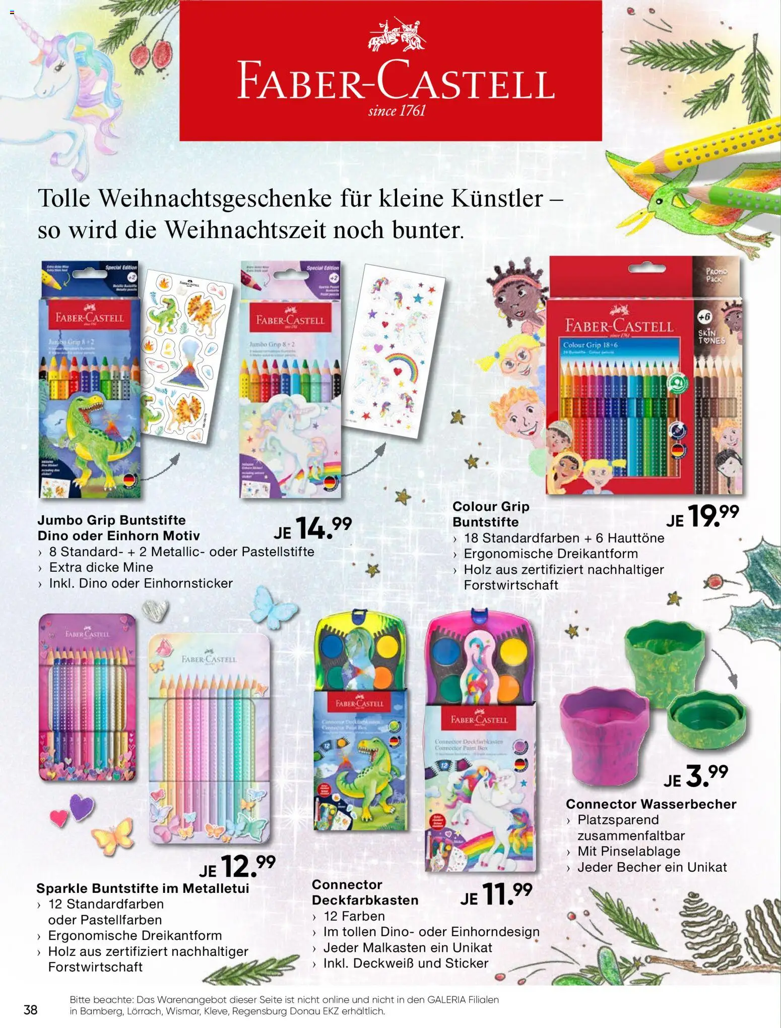 Galeria Karstadt Kaufhof  Weihnachtsmagazin – gültig ab 27.10.2025 | Seite: 38 | Produkte: Box
