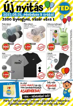 TEDi Akciós újság - amely érvényes a következő dátumtól: 01.08.2025