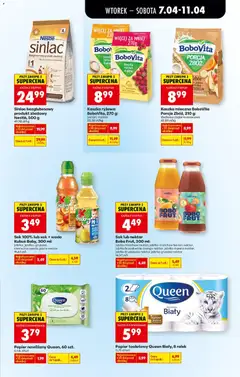 Pogląd oferty "Sok 100% lub sok + woda Kubuś Baby, 300 ml: jabłko, jabłko-gruszka, czerwone owoce, jasne owoce, Sok 100% lub sok + woda jabłko, jabłko-gruszka, czerwone owoce, jasne owoce" - ważna od 07.04.2026 | Strona: 73