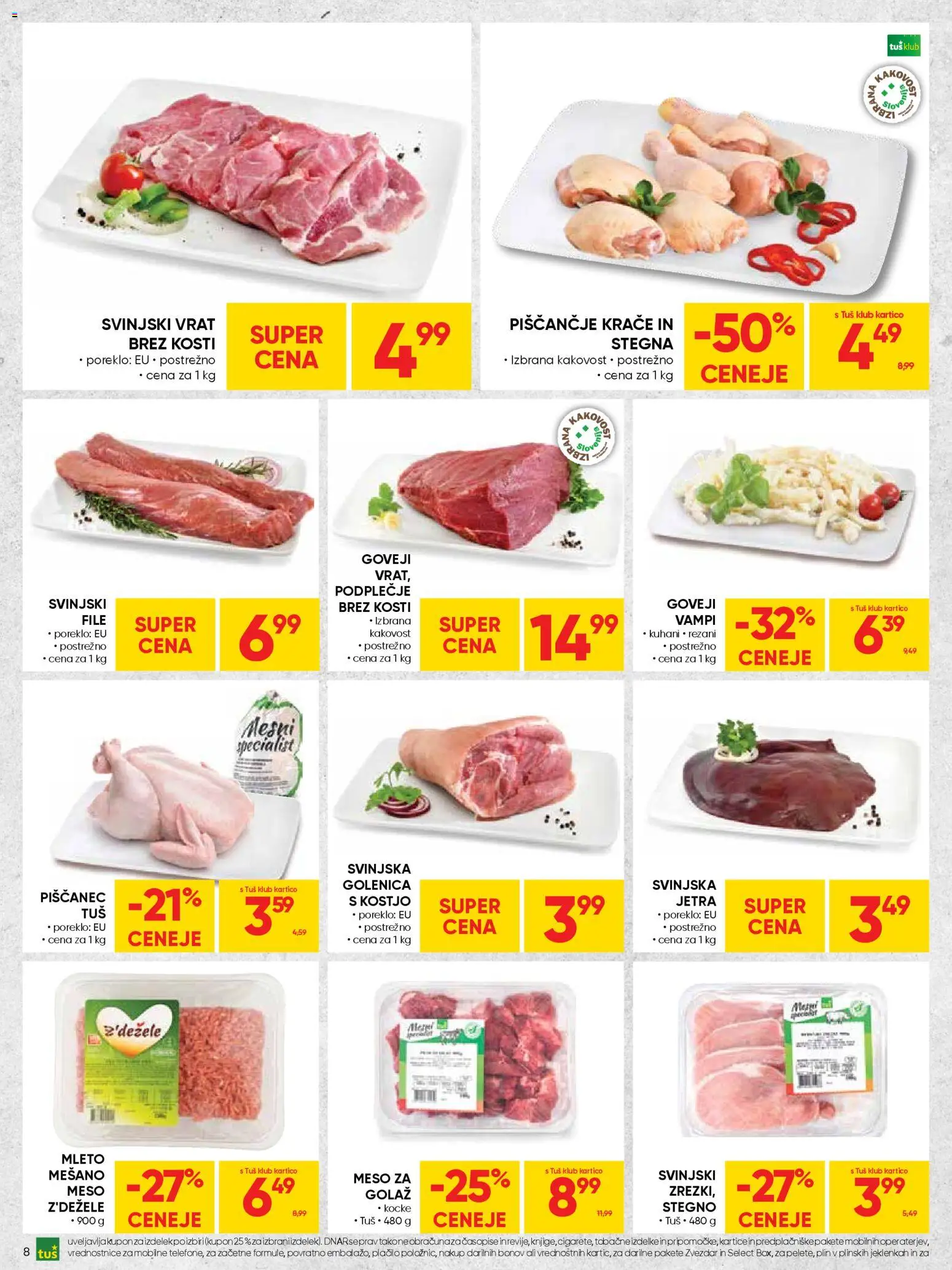 Novi Tuš katalog ponudbe – veljaven od 04.03.2026 | Stran: 8