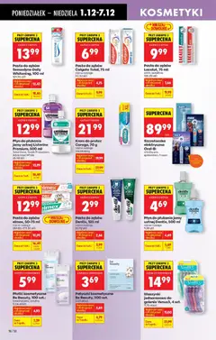 Pogląd oferty "Pasta do zębów Colgate Total, 75 ml, Pasta do zębów Colgate Total, 75 ml różne rodzaje" - ważna od 01.12.2025 | Strona: 70 | Produkty: Szczoteczka elektryczna, Płatki, Krem, Płyn do płukania jamy ustnej