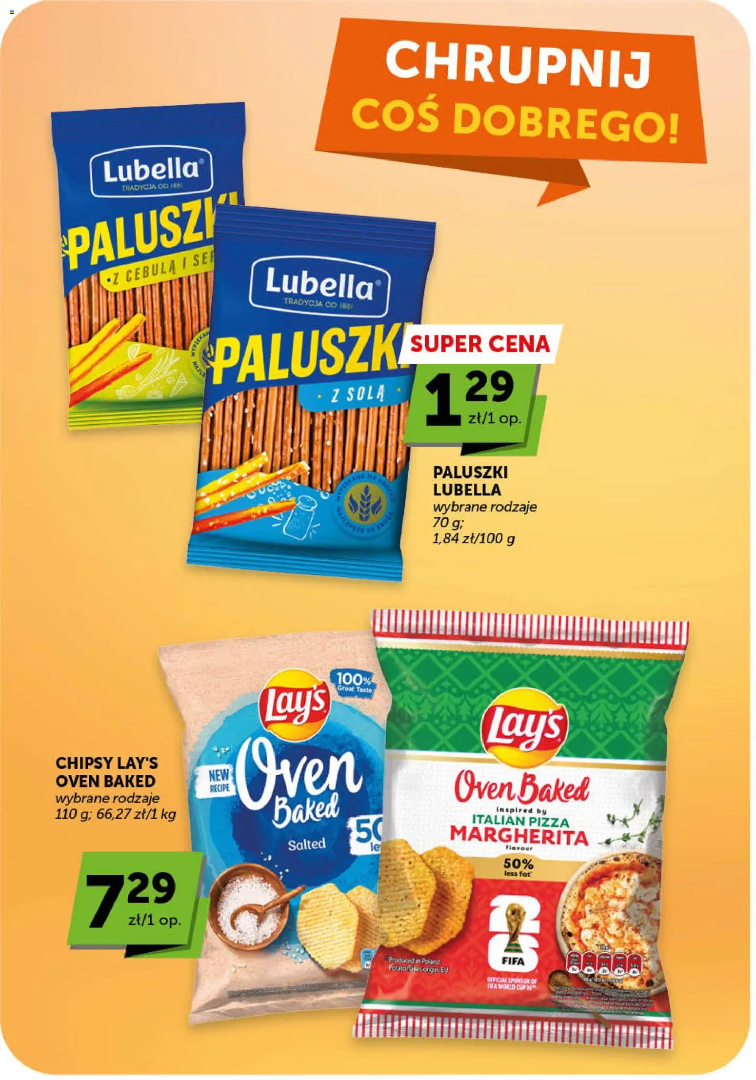 ABC gazetka - Market od 23.04.2026 | Strona: 25 | Produkty: Chipsy, Paluszki, Pizza