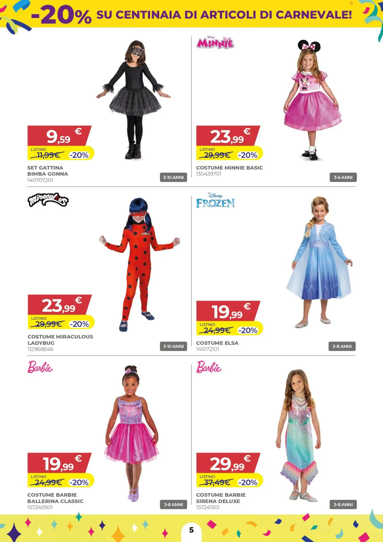 Volantino Toys Center del 15.01.2026 | Pagina: 5 | Prodotti: Gonna