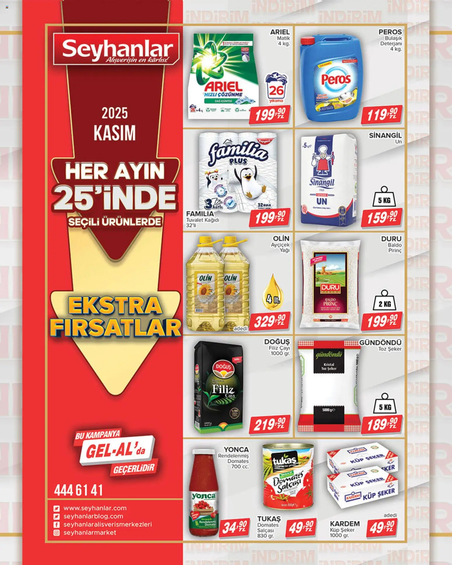 Seyhanlar Market Katalog - 25.11.2025 tarihinden itibaren geçerlidir | Sayfa: 9 | Ürünler: Tuvalet, Pirinç, Şeker, Tuvalet kağıdı