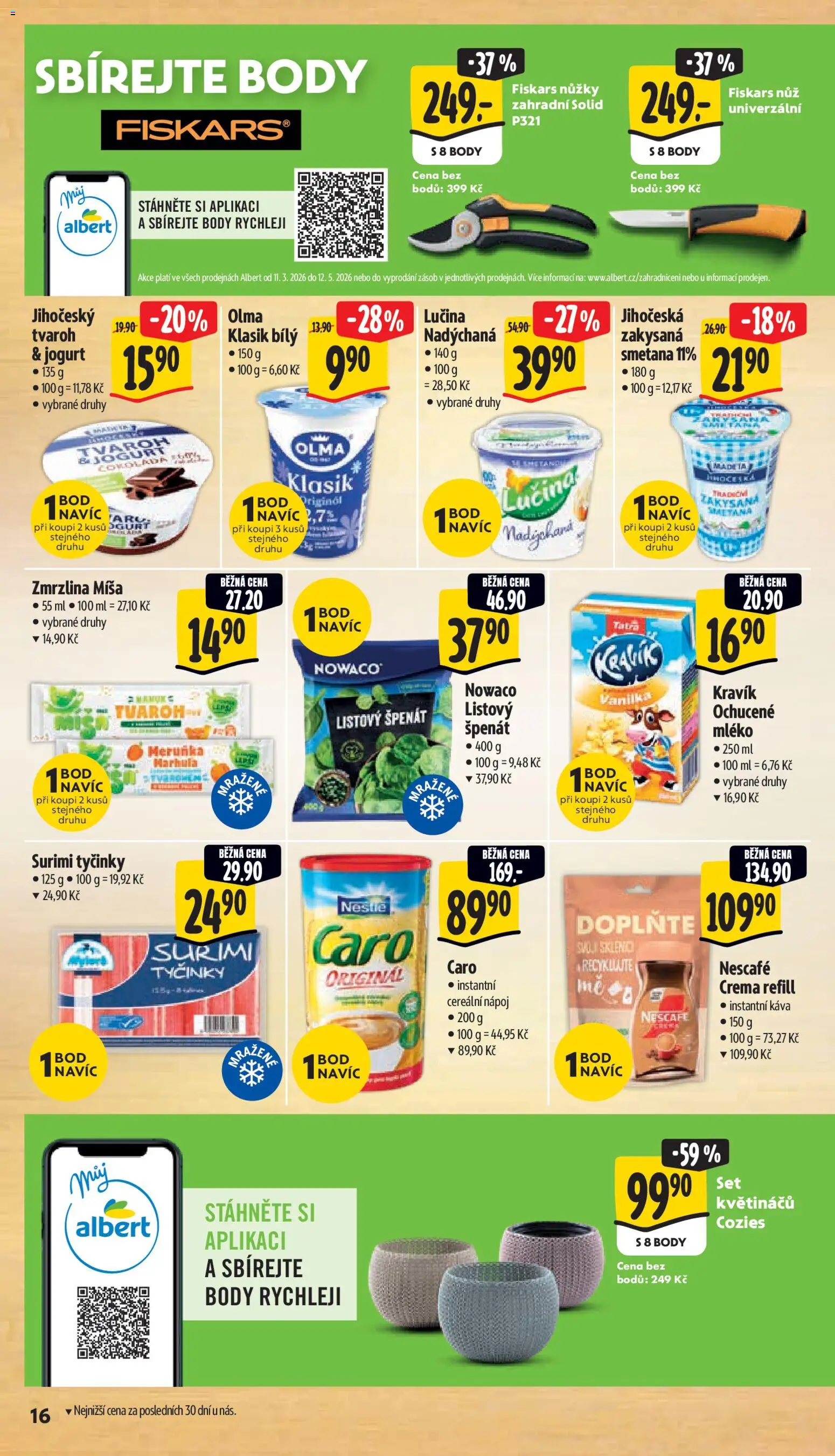 Albert leták - Supermarket od 01.04.2026 | Strana: 24 | Produkty: Nůžky, Fiskars, Nůž, Body