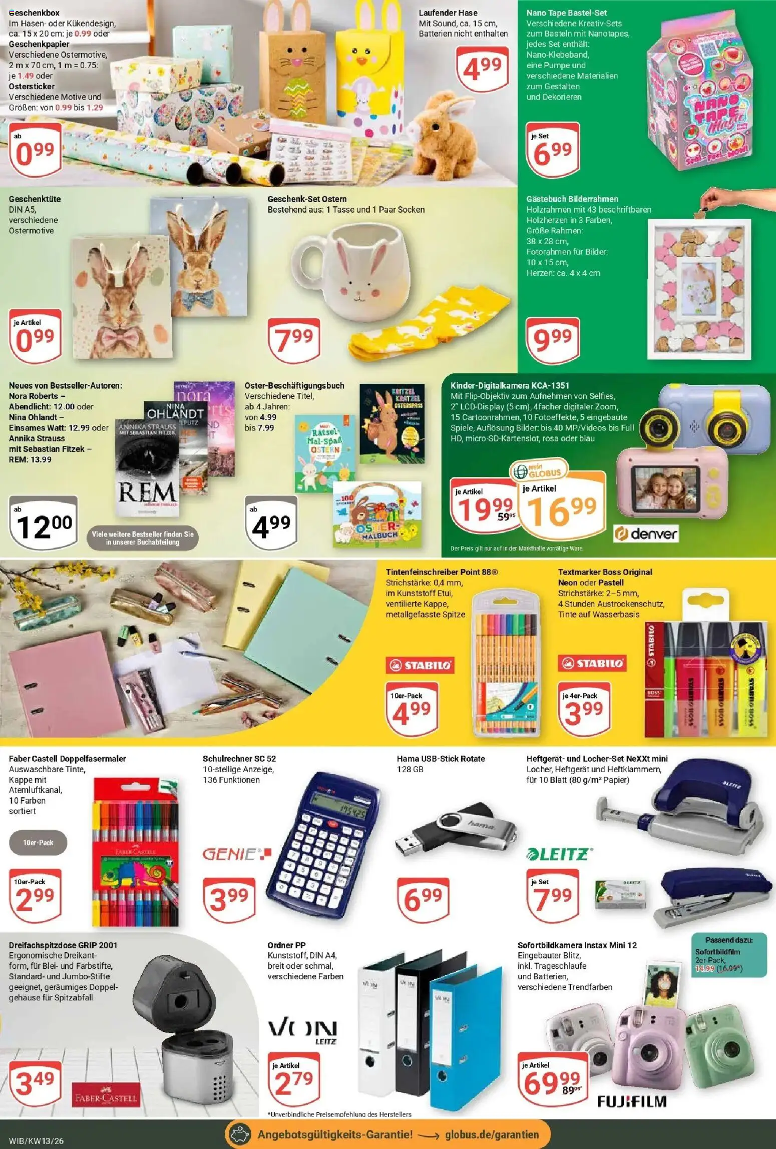 Globus prospekt Wiesbaden-Nordenstadt	 – gültig ab 23.03.2026 | Seite: 24 | Produkte: Batterien, Socken, Bilderrahmen, Kappe