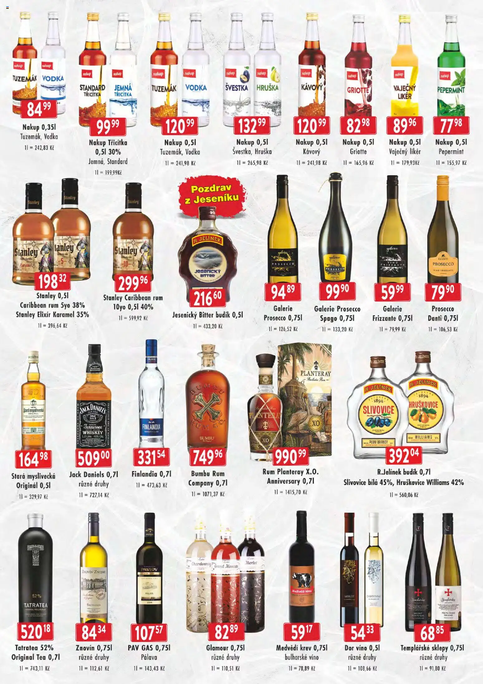 Astur & Qanto leták - cash&carry Jeseník, Krnov od 11.02.2026 | Strana: 2 | Produkty: Whiskey, Prosecco, Víno, Frizzante