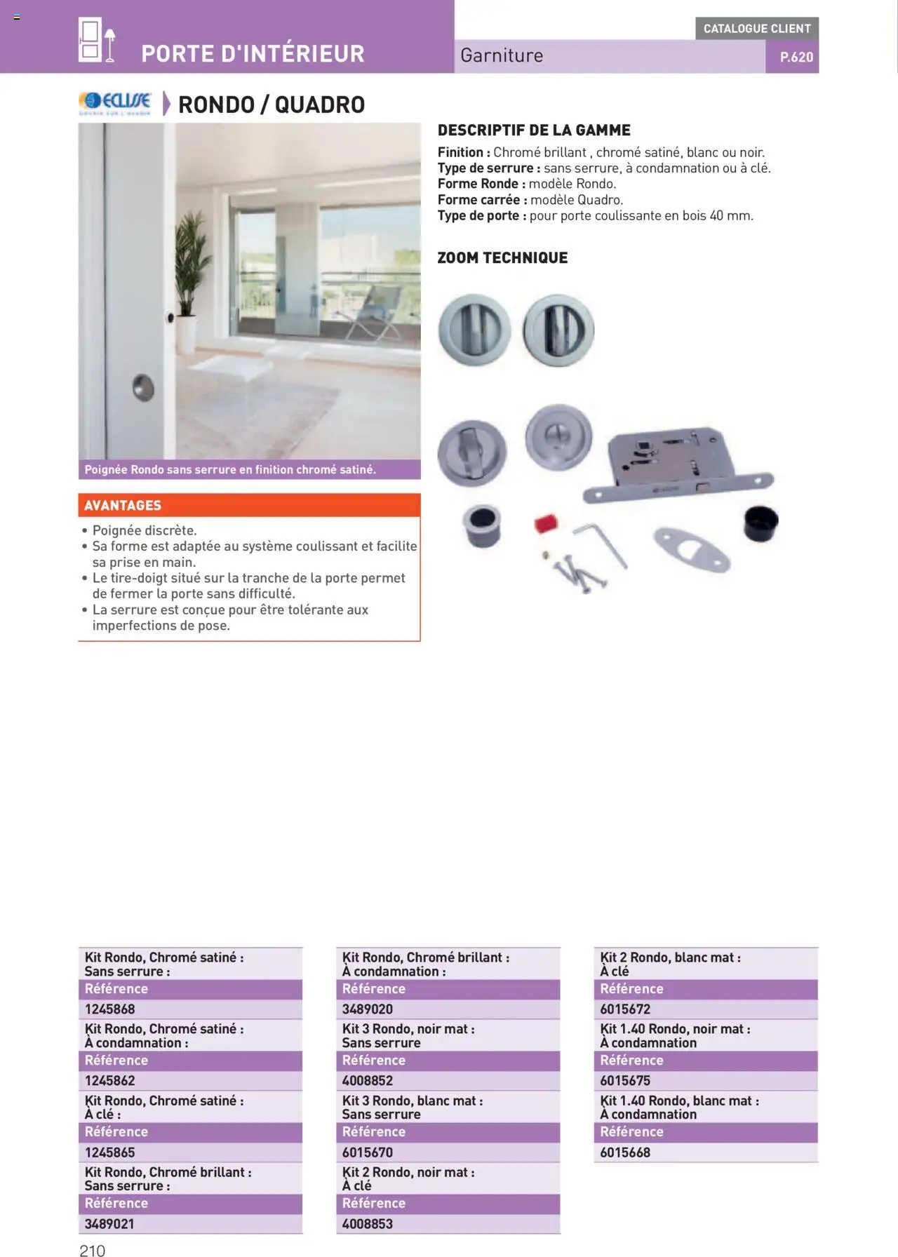 | Page: 210 | Produits: Clé, Porte, Prise