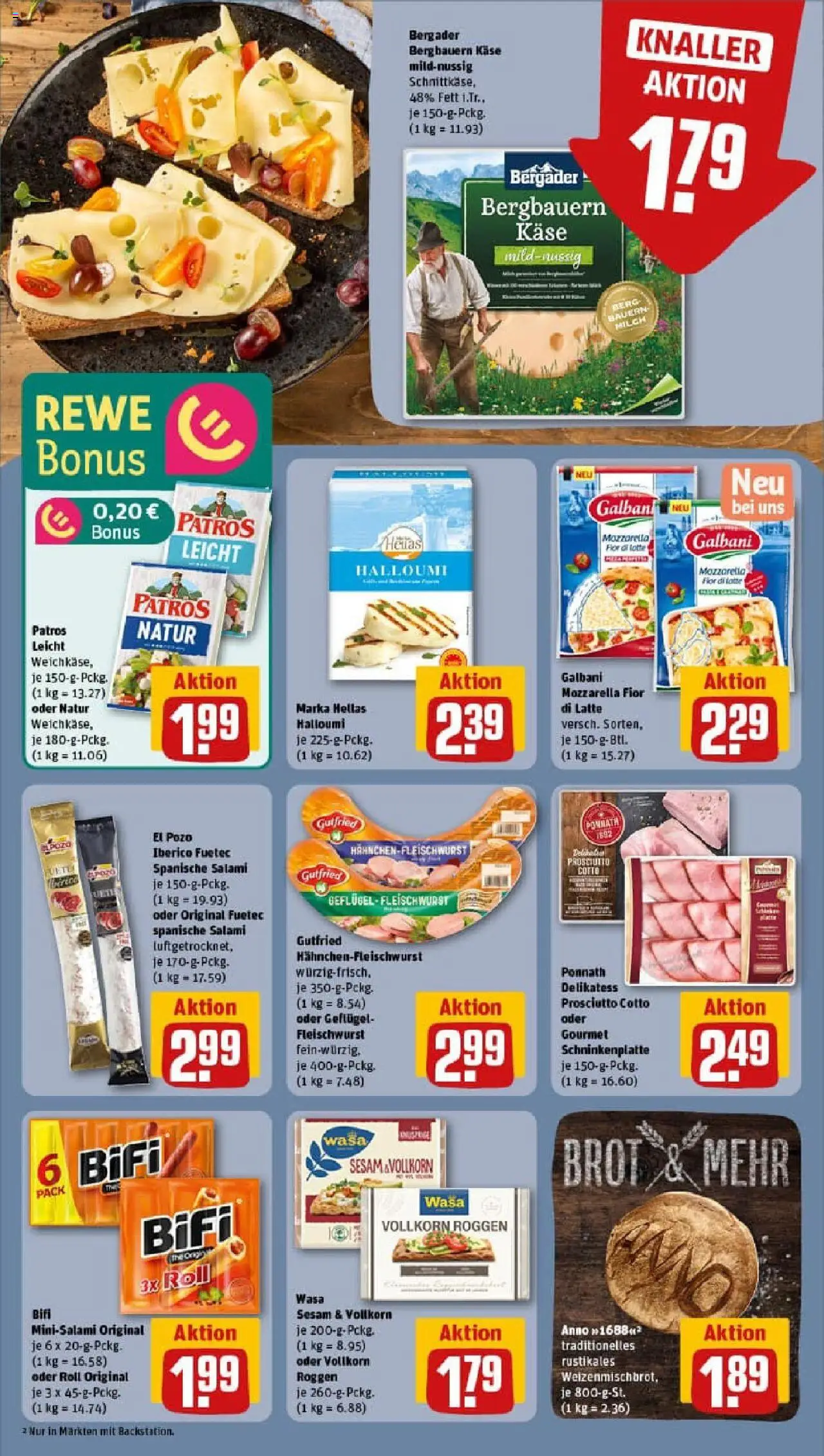 Rewe prospekt Gotha	 – gültig ab 06.10.2025 | Seite: 12 | Produkte: Milch, Käse, Patros, Salami