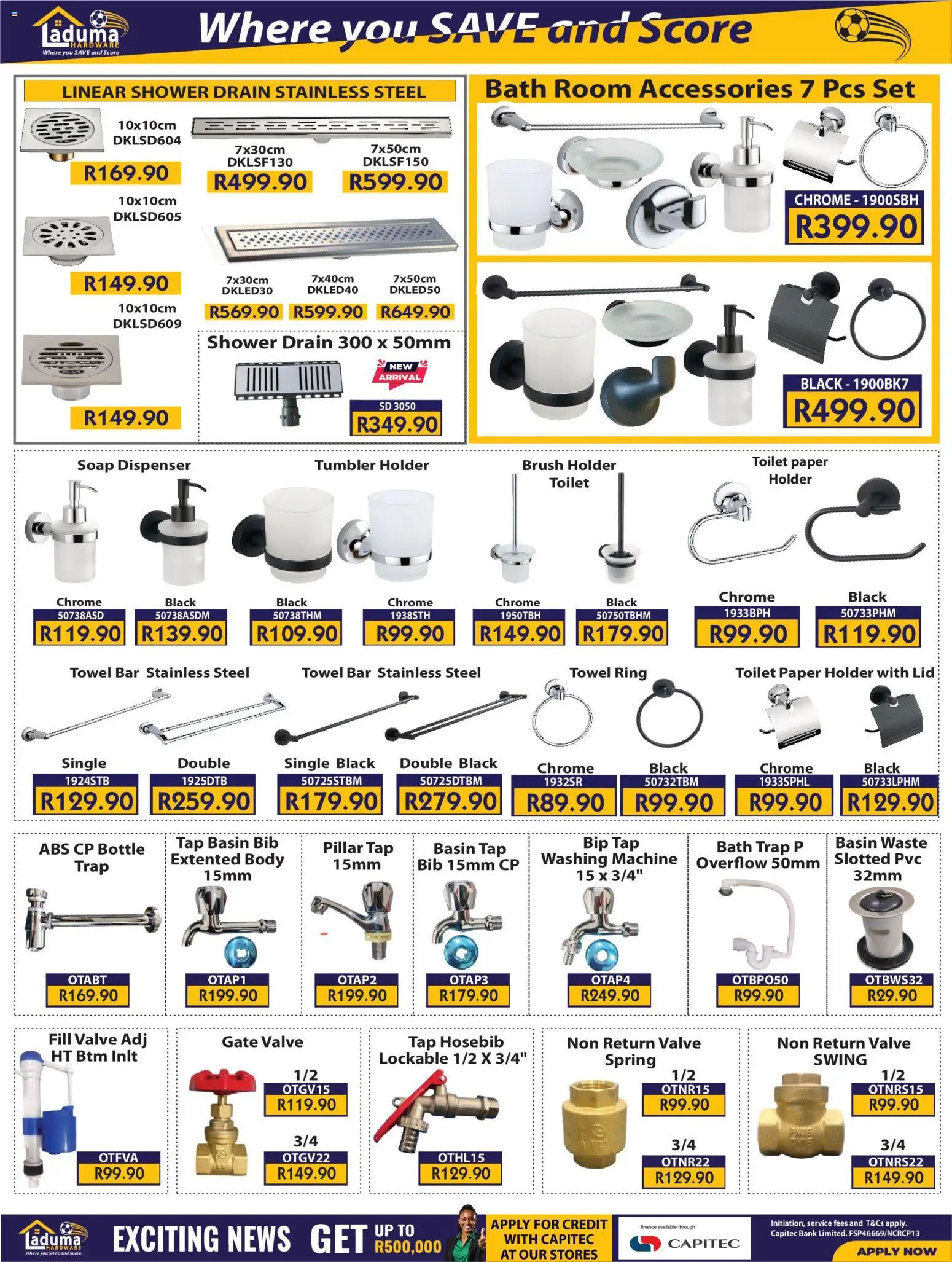New Laduma Hardware catalogue – valid from 01.02.2026 | Page: 11 | Products: Bath, Shower, Basin, Paper