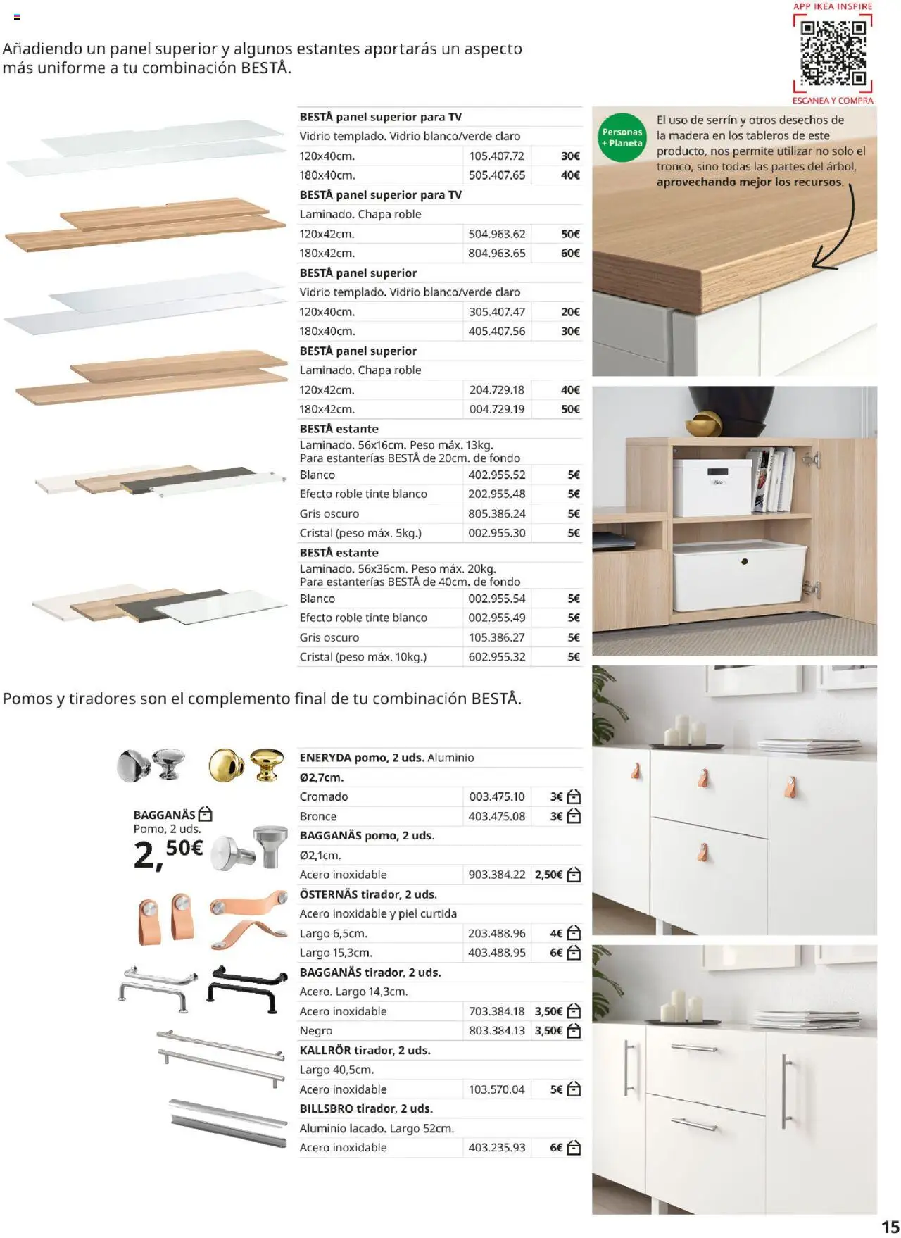 Catálogo IKEA Besta Eket │ válido desde el 04.02.2025 | Página: 15 | Productos: Tinte, Peso, Estante