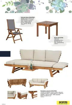 Náhled letáku Sconto nábytek katalog - Zahradní speciál od 01.01.2026 | Strana: 45 | Produkty: Rozkládací pohovka, Pohovka, Křeslo, Stolek