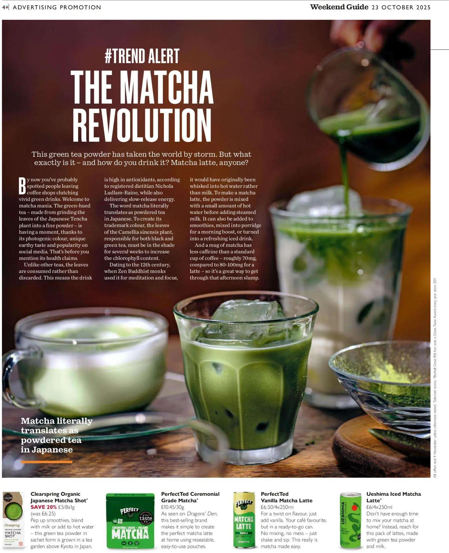 {H1} | Page: 52 | Products: Powder, Coffee, Tea, Vanilla