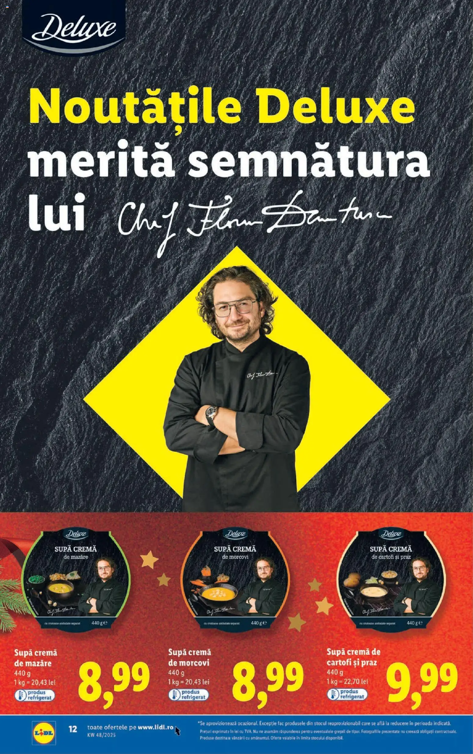 Noul catalog Lidl – valabil de la 24.11.2025 | Pagină: 12 | Produse: Mazăre, Cremă, Morcovi, Cartofi