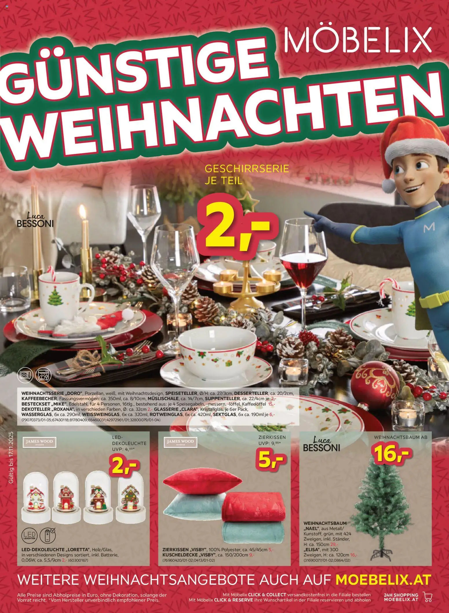 Möbelix Weihnachten gültig ab 11.11.2025 | Seite: 1
