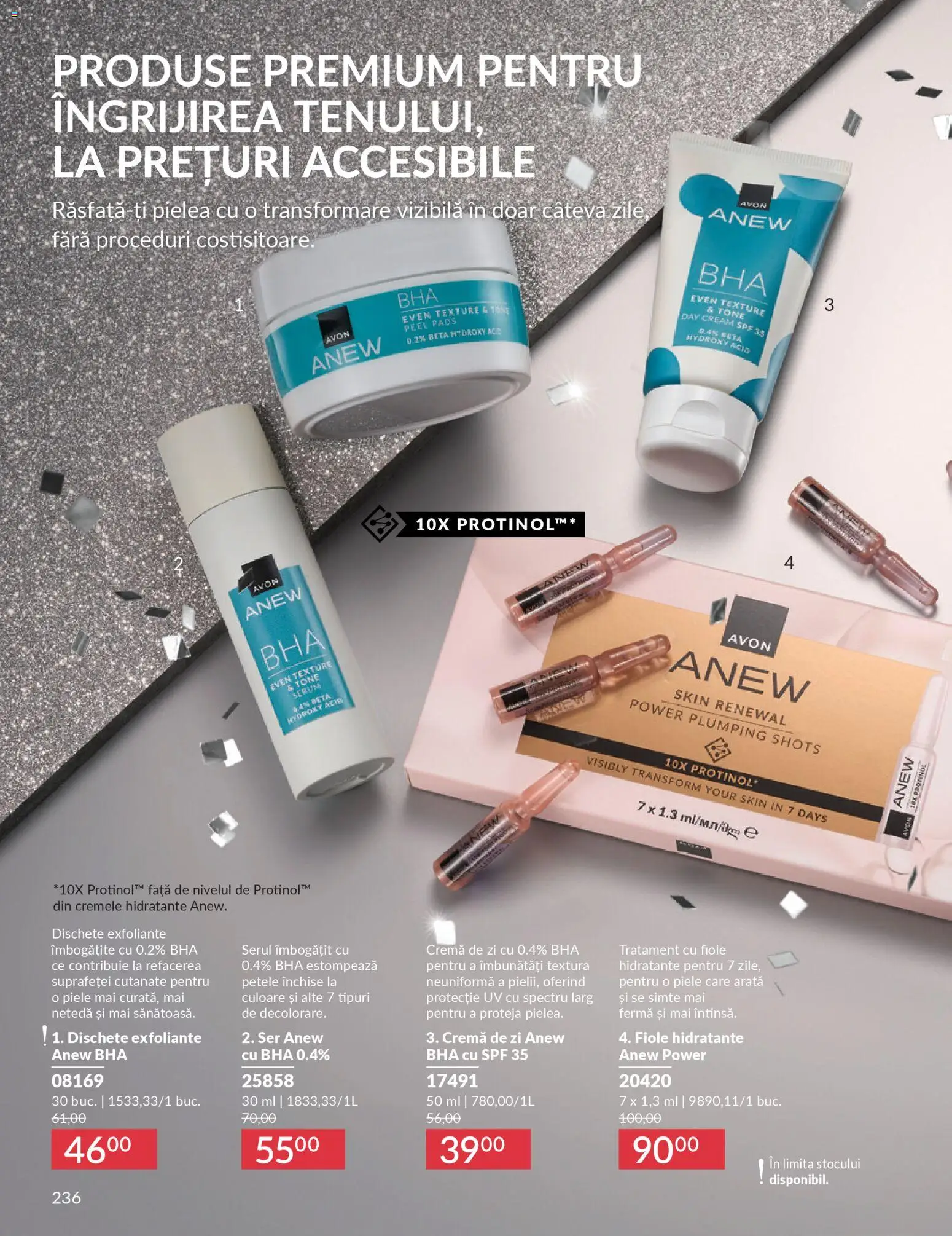 Noul catalog Avon – valabil de la 01.12.2025 | Pagină: 236 | Produse: Serum, Cremă de zi, Cremă