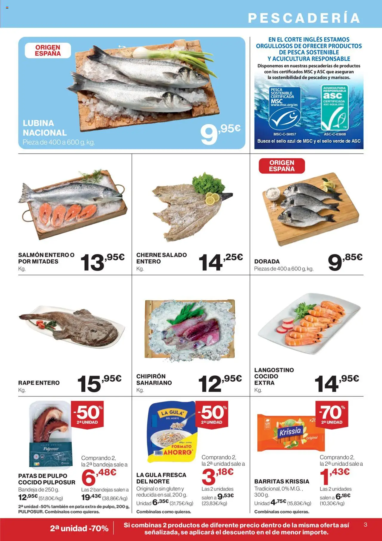 Supercor Canarias │ válido desde el 14.08.2025 | Página: 3 | Productos: Bandeja, Langostino