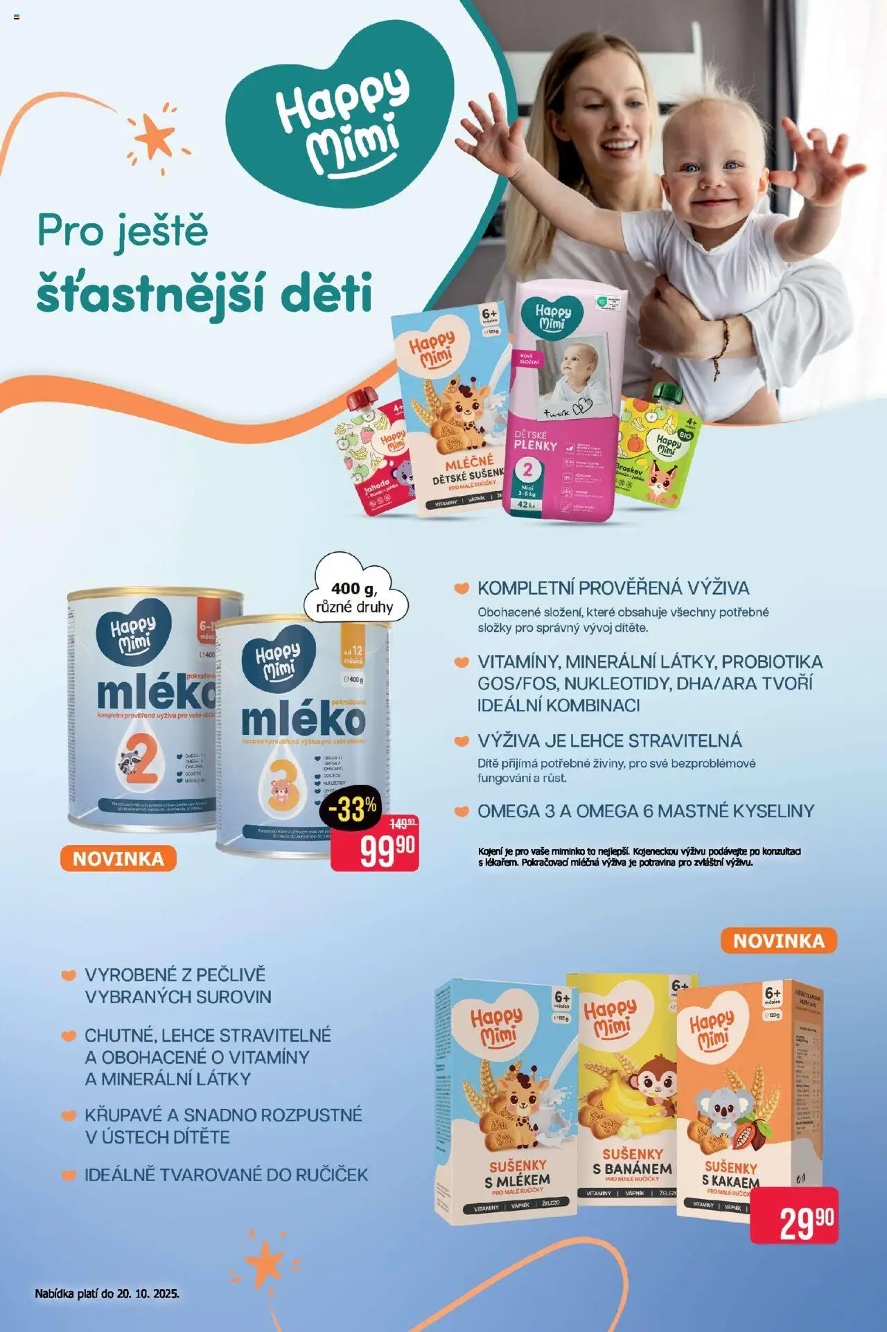 TETA Drogerie leták od 09.10.2025 | Strana: 15 | Produkty: Omega 3, Mléko, Omega, Mléčná výživa