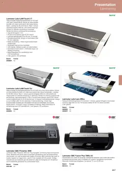 Office Depot reklamblad aktuell från 15.02.2024 | Sida: 259 | Produkter: Lamineringsmaskin, Laminator