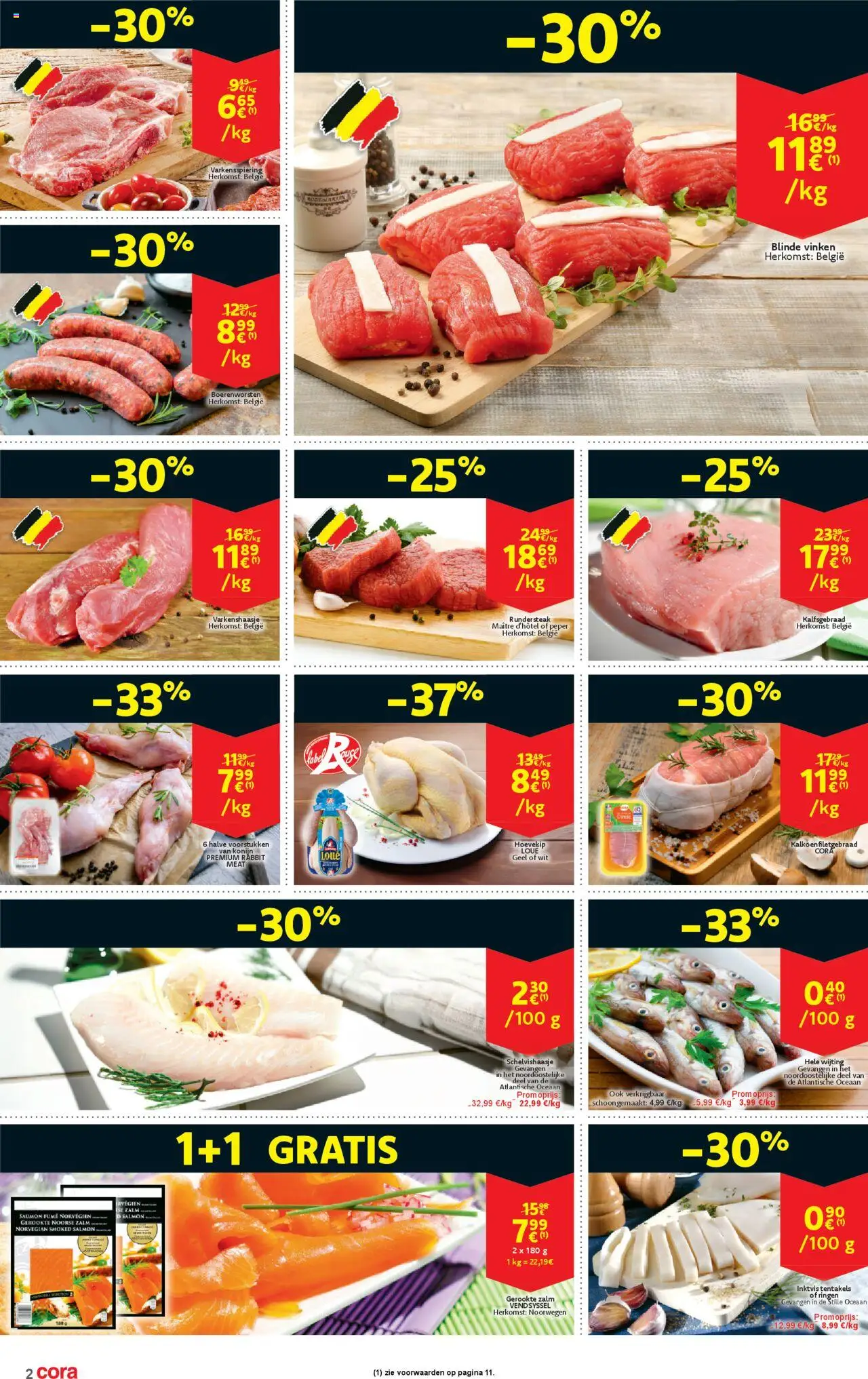 {H1} | Pagina: 2 | Producten: Cordon bleu, Zalm, Peper